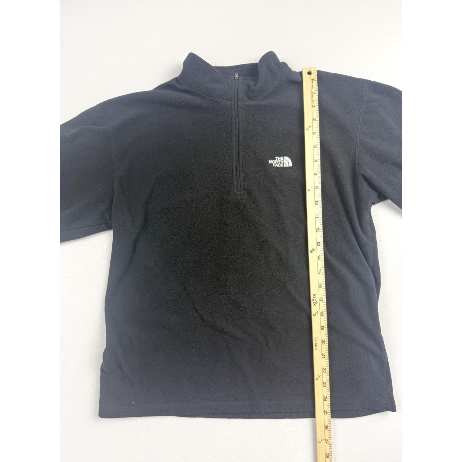 The North Face The North Face Pullover Mens M Black TKA 100 Fleece Quarter Zip Hiking Size US M / EU 48-50 / 2 - 5 Thumbnail