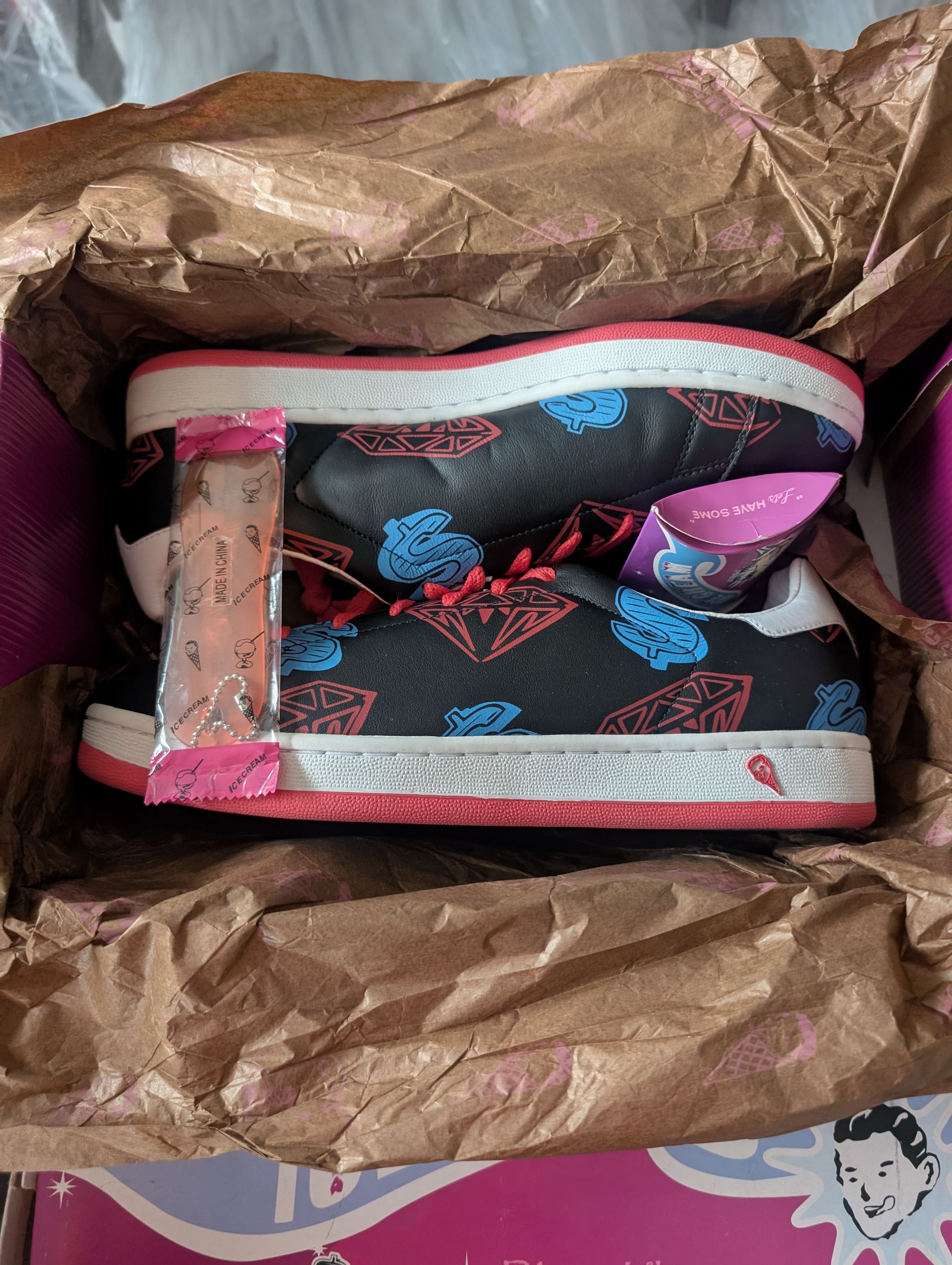Icecream × Reebok ICECREAM LOW BLK/RED/P BLUE Brand New Deadstock Size US 11 / EU 44 - 5 Thumbnail