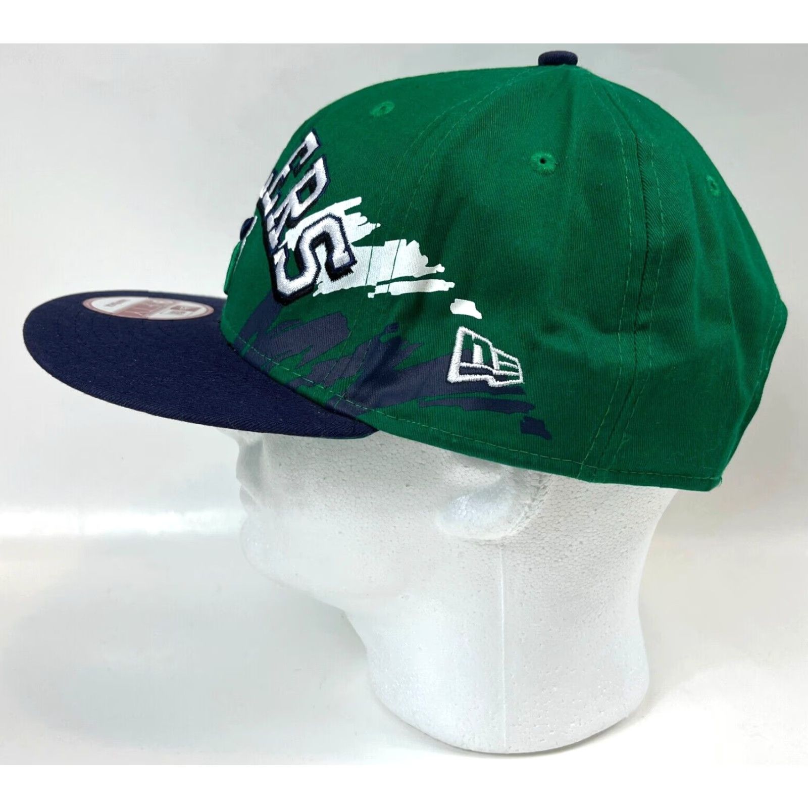 New Era NWT Hartford Whalers Vintage Hockey Snapback Cap New Era 9Fifty Green One Size Mens Hat Size ONE SIZE - 3 Thumbnail