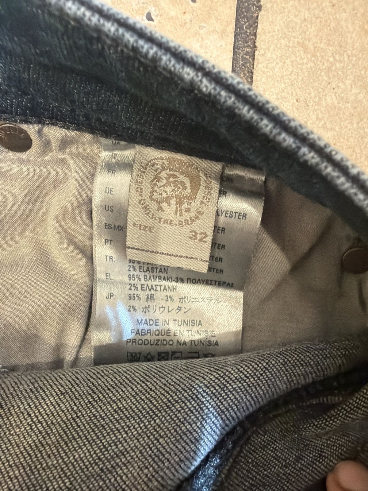 Diesel Diesel Straight Fit Repaired Jeans Size US 32 / EU 48 - 4 Thumbnail