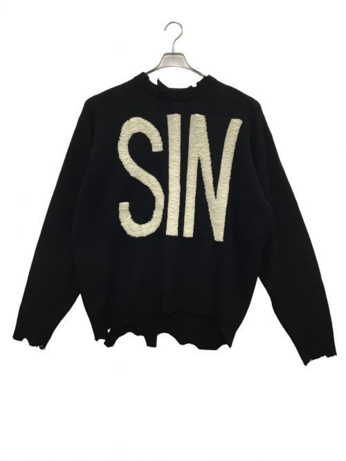 Saint Michael SAINT MICHAEL SIN Knitted Pullover Sweater Black M