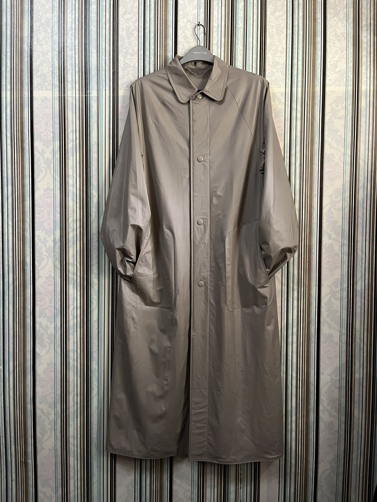 Vintage 1940s WW2 U.S Raynster united states rubber raincoats #I2 Size US M / EU 48-50 / 2 - 1 Thumbnail