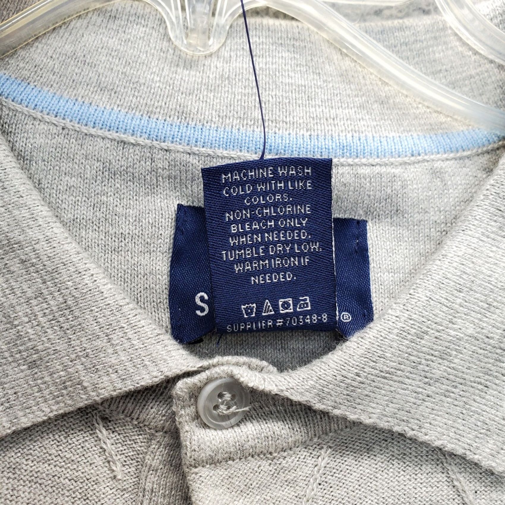 Stafford Stafford Polo Shirt Mens M Gray Polo Shirt Mens Gray Heather Short Sleeve Cotton Stafford Sportswear Shirt Mens Black? Size US M / EU 48-50 / 2 - 8 Thumbnail