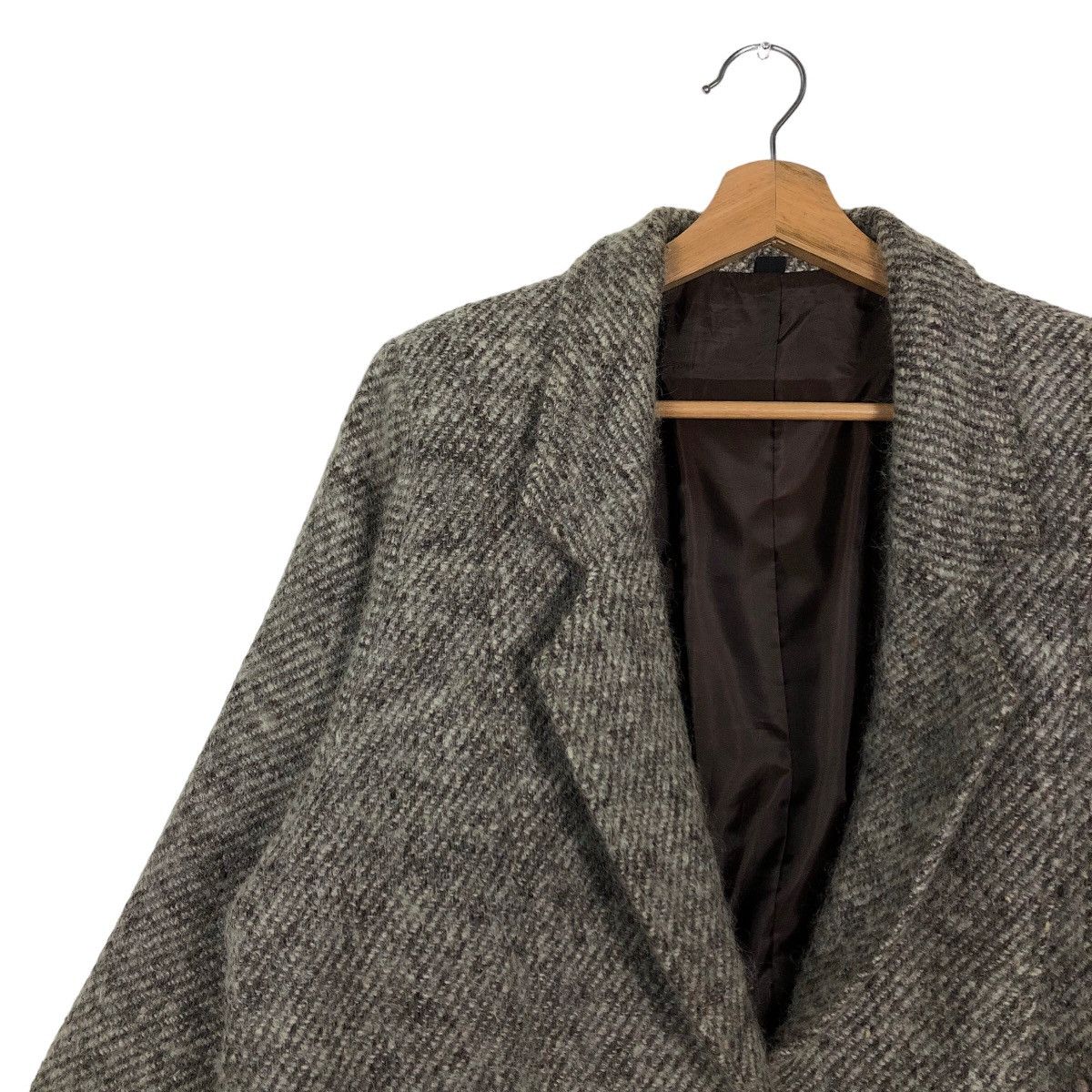 Japanese Brand 🔥Vintage Herringbone Wool Bomber Jacket Issey Miyake Japan Size US M / EU 48-50 / 2 - 6 Thumbnail