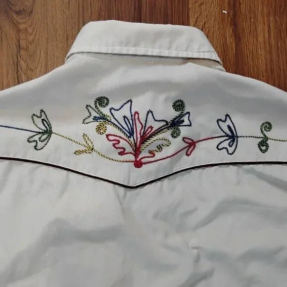 Other Vintage Alfie California Embroidered Pearl Western Shirt Size US XL / EU 56 / 4 - 9 Thumbnail