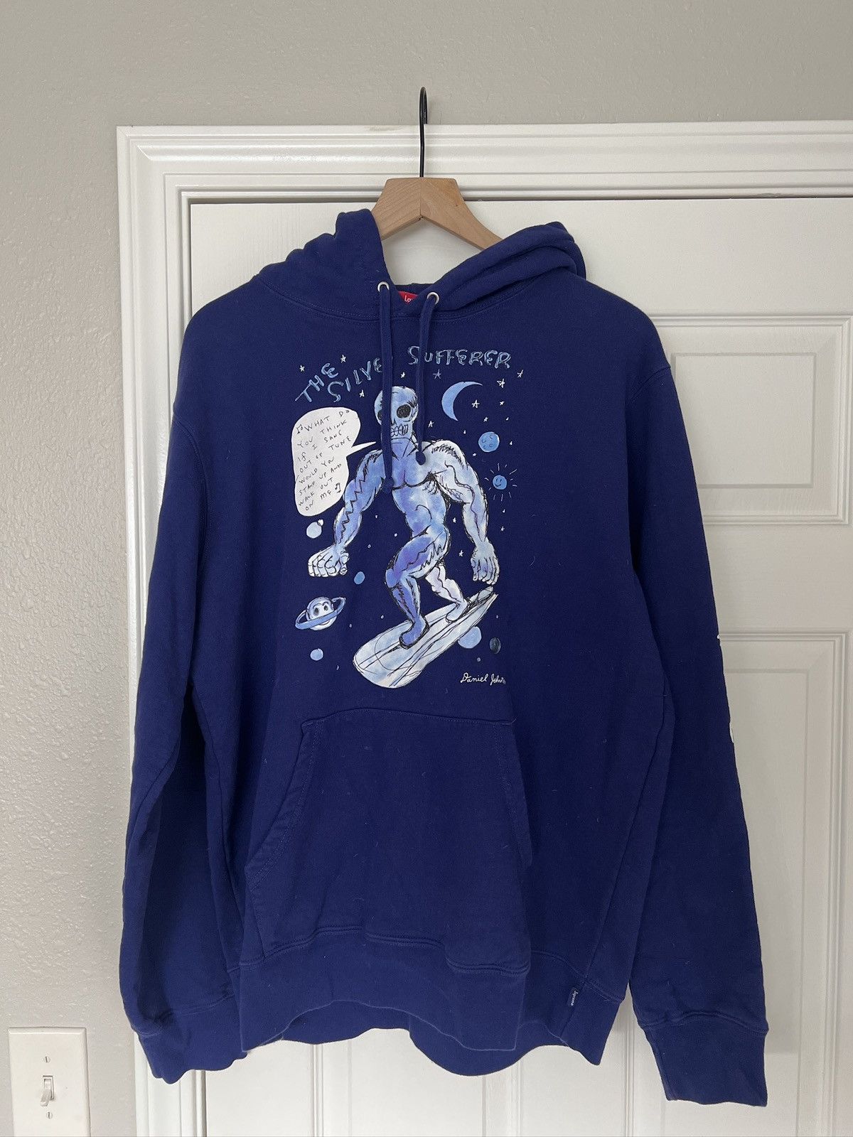 Supreme Supreme Daniel Johnston Silver Surfer Hoodie Size US L / EU 52-54 / 3 - 1 Thumbnail