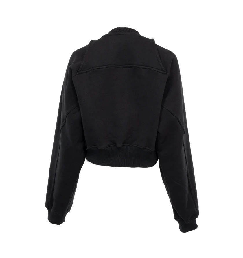 Off-White o1h1sh10624 Cropped in Black Size L / US 10 / IT 46 - 2 Thumbnail