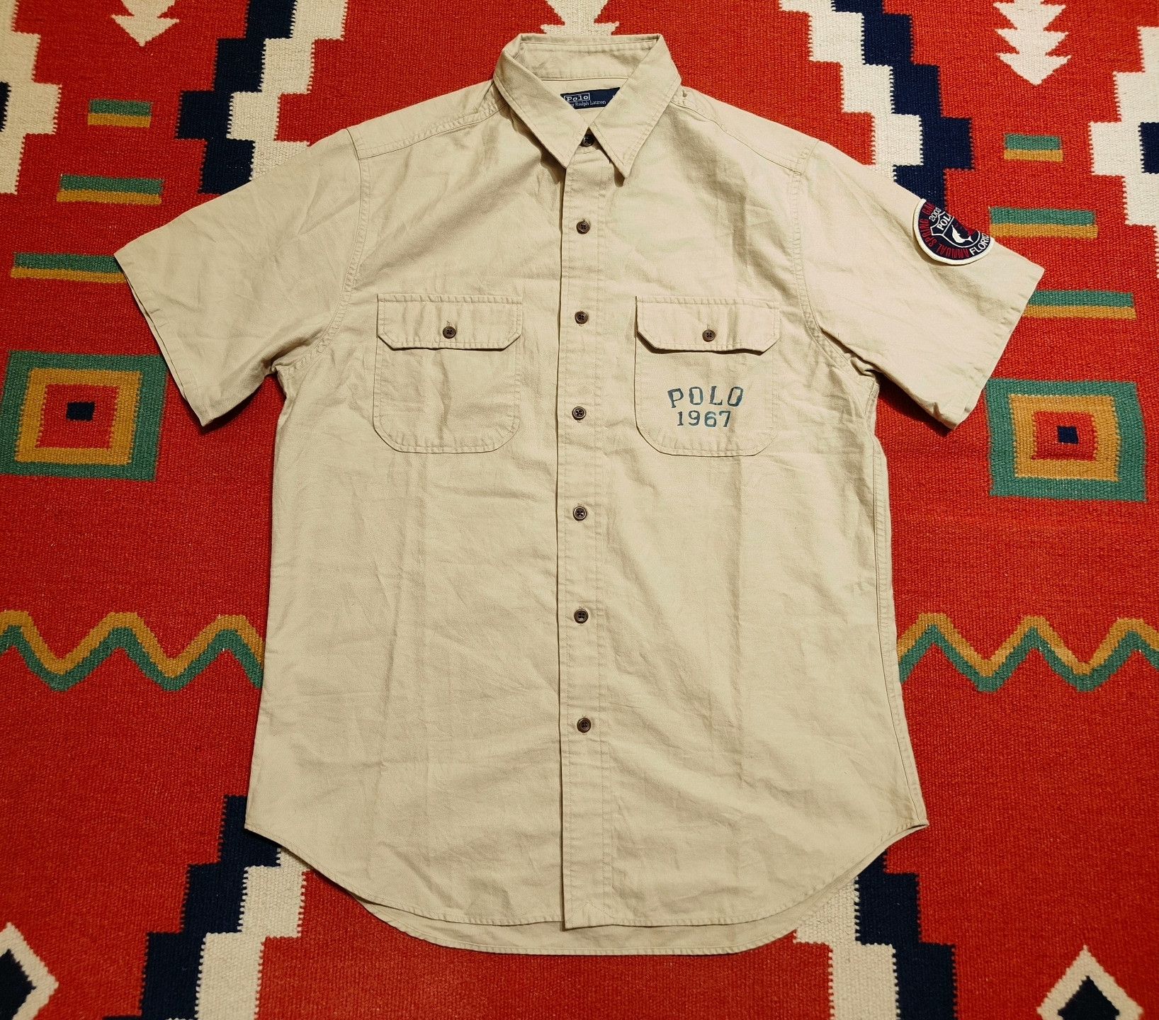 RRL Ralph Lauren Polo RRL 2003 Fishing Contest Shirt Size US L / EU 52-54 / 3 - 1 Thumbnail