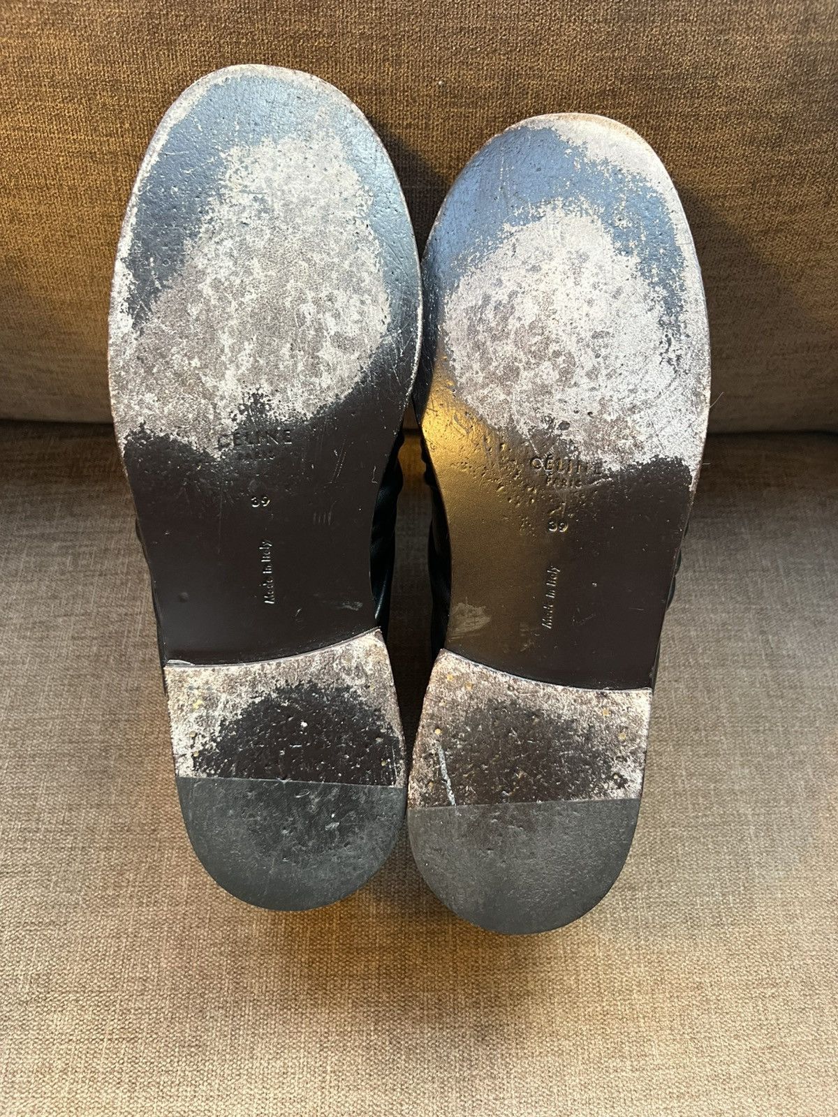 Celine CÉLINE KNOT POLISHED HALBSCHUHE COLLEGE LOAFERS Size US 9 / IT 39 - 7 Thumbnail