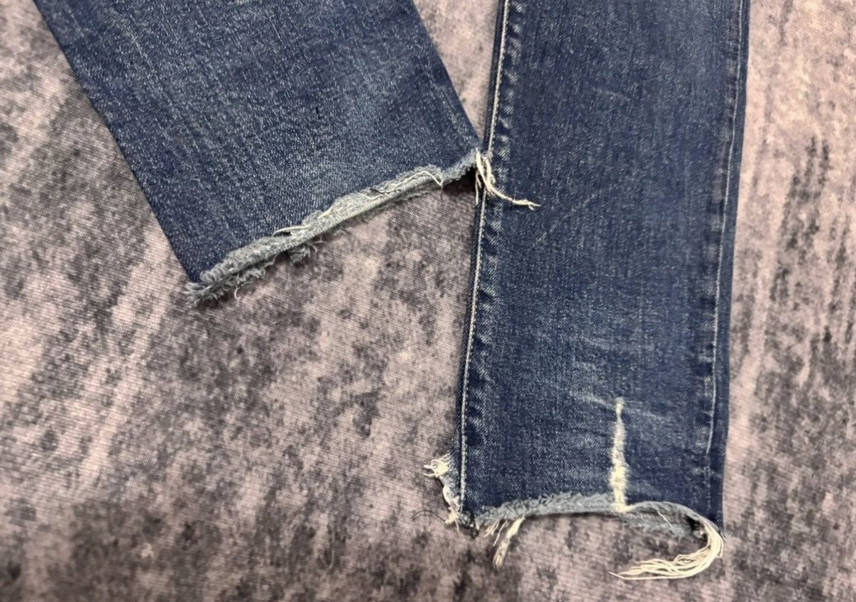 Saint Laurent Paris SLP 20SS "Claw Mark" Distressed Frayed Hem Denim Jeans Size US 32 / EU 48 - 5 Thumbnail