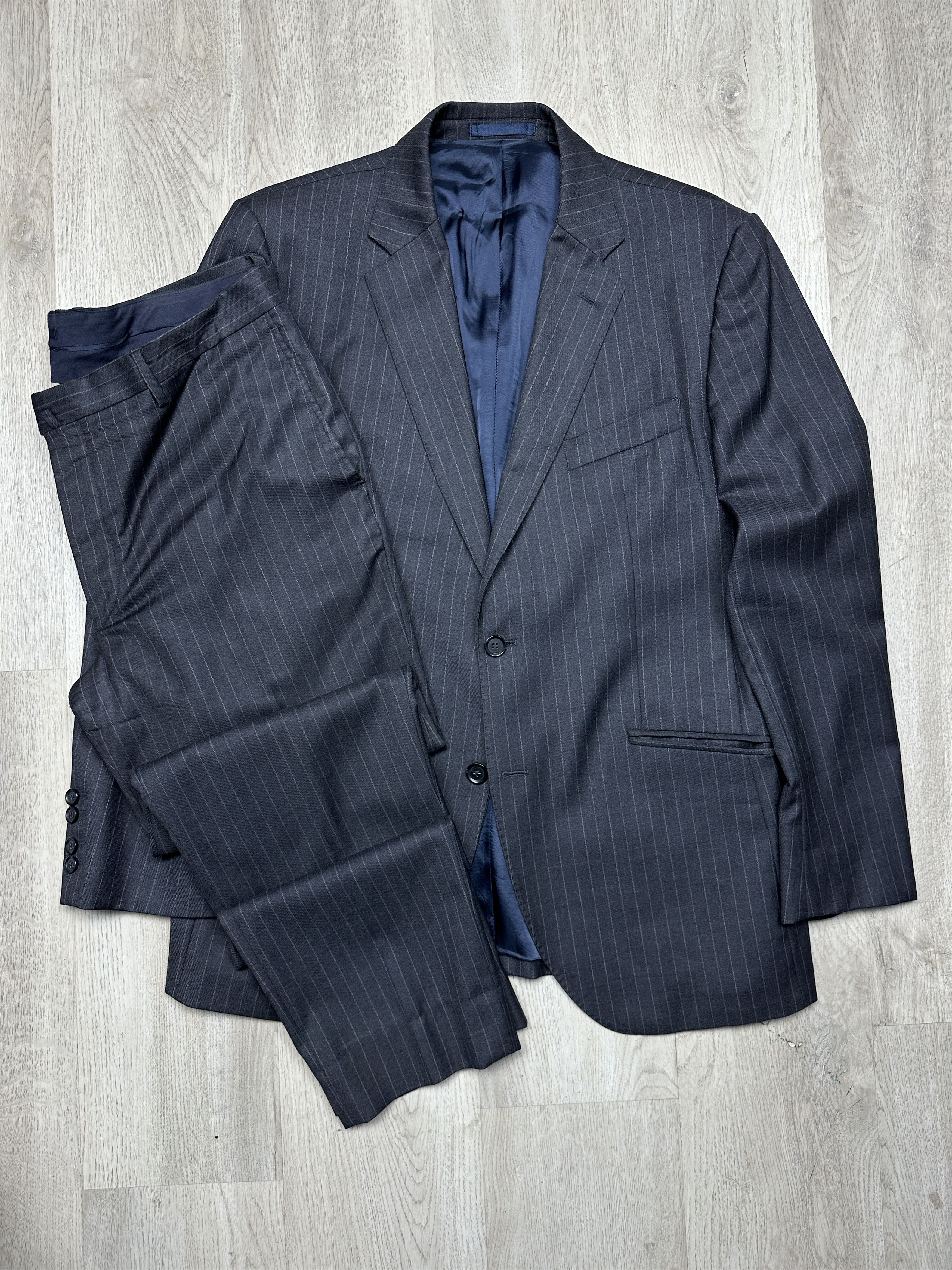 Hackett Hackett London Ing Loro Piana Mens Wool Suit Blazer + Pants Size 42R - 1 Thumbnail