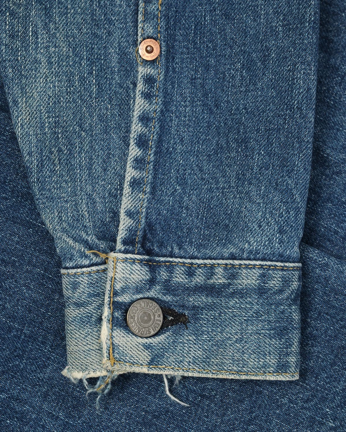 Levi's Trashed Levi’s Big E Type II (507) Denim Jacket Size US S / EU 44-46 / 1 - 6 Thumbnail