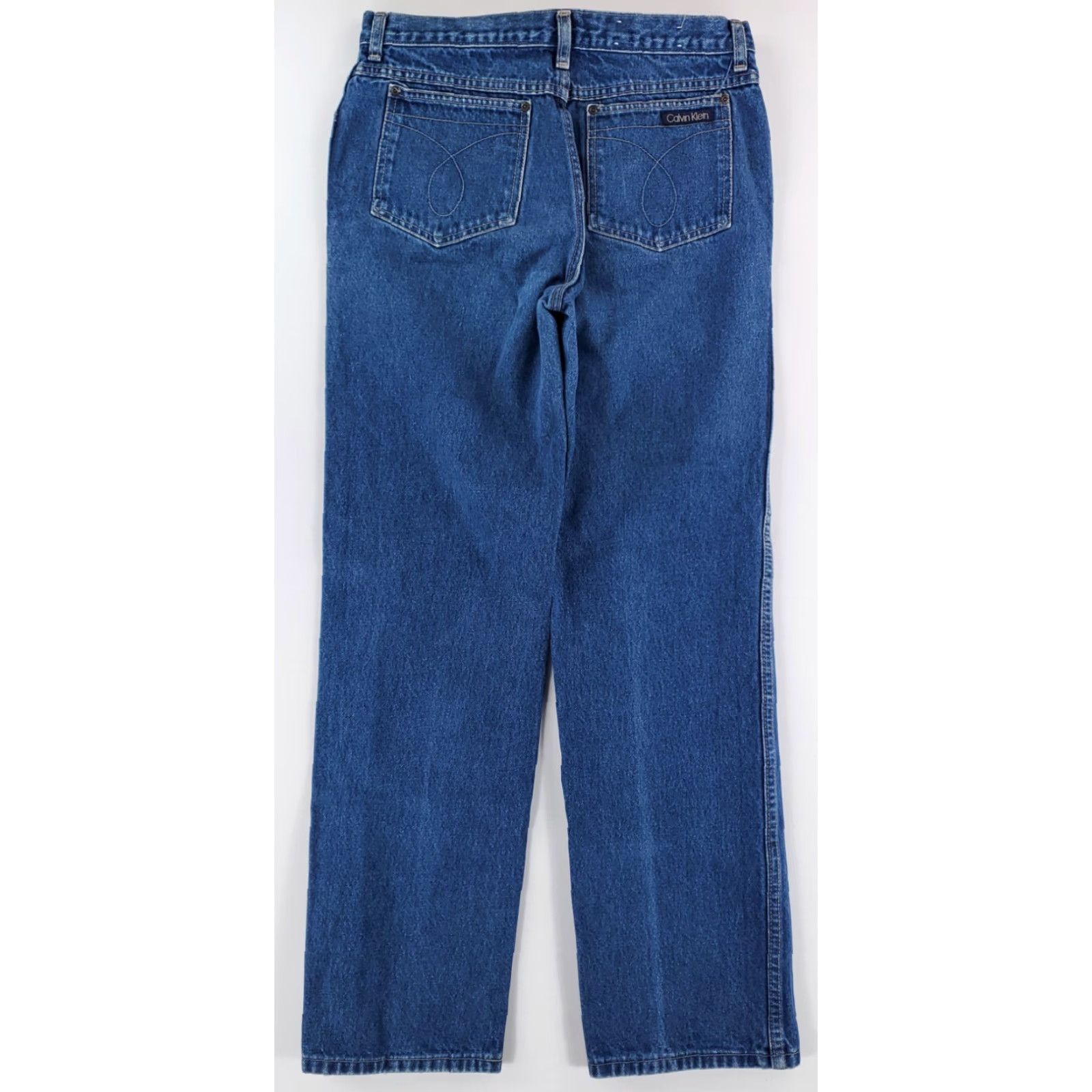 Calvin Klein VINTAGE Calvin Klein Jeans Mens 32 Regular Blue Bootcut 80s 90s Made USA 31 Inseam 32 x 31 Actual Size US 32 / EU 48 - 4 Thumbnail