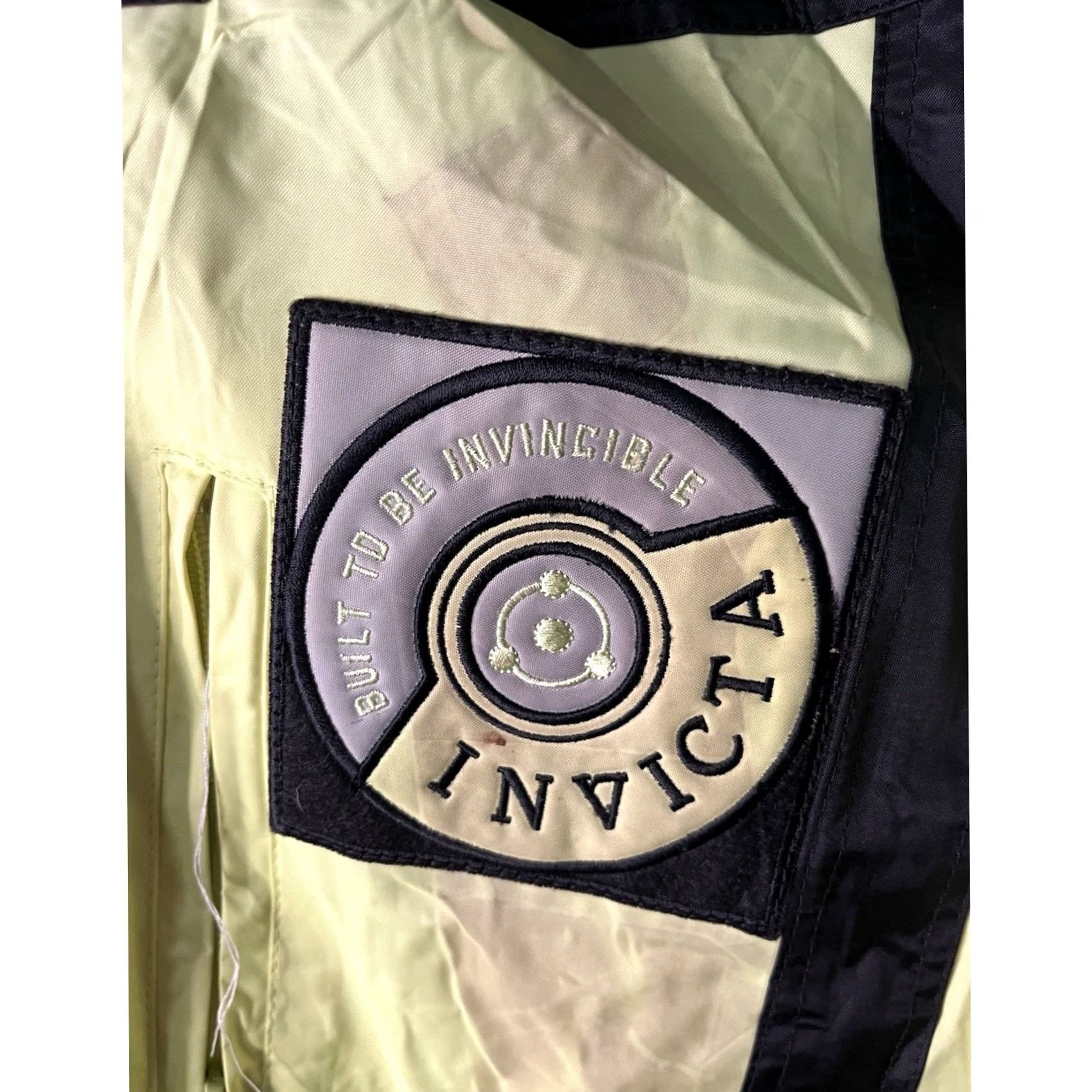 Invicta Invicta Yellow Black Hooded Jacket Unisex Size L Size US L / EU 52-54 / 3 - 4 Thumbnail