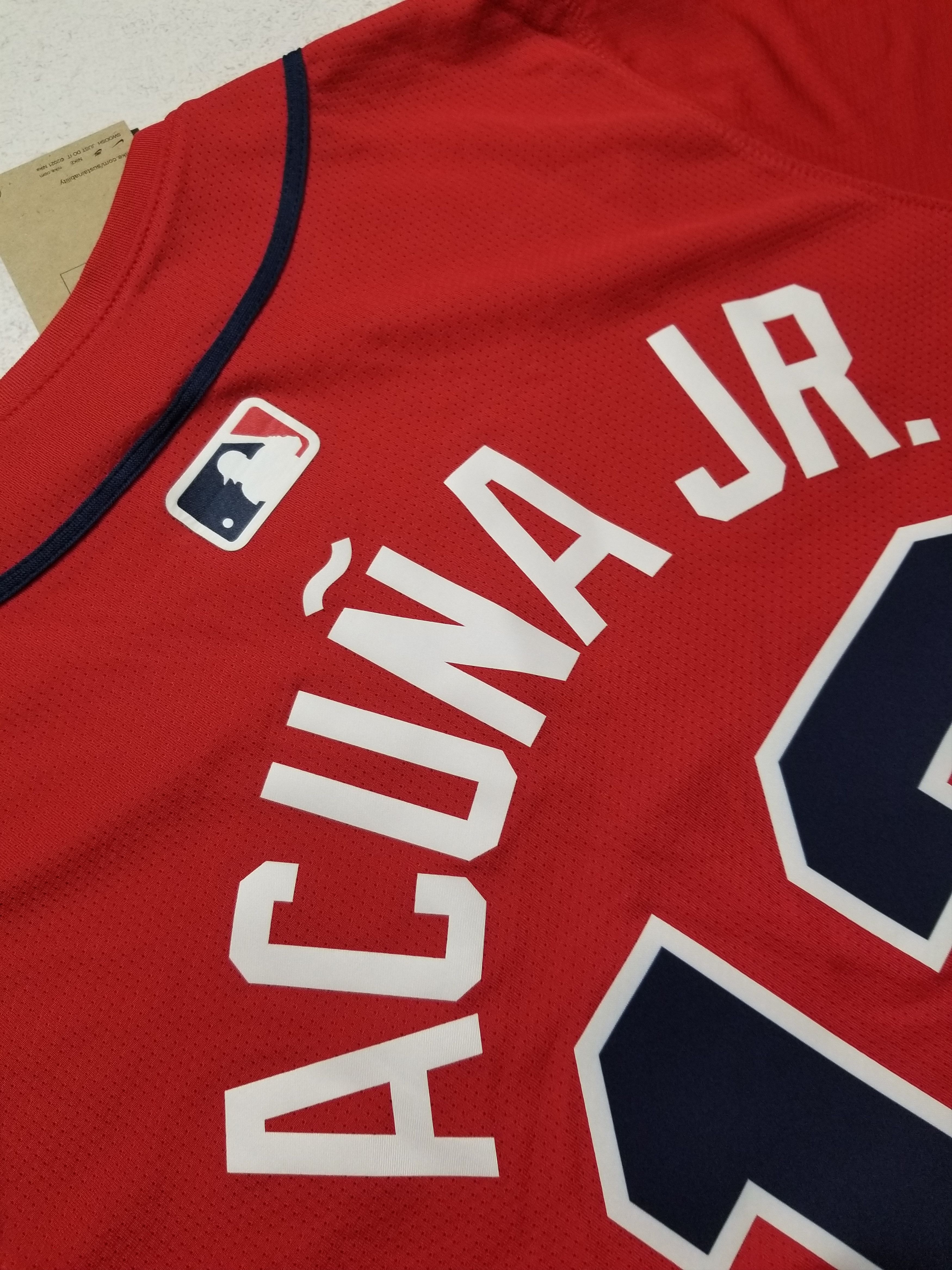 Nike Ronald Acuna Atlanta Braves Limited Version MLB Jersey Size US S / EU 44-46 / 1 - 6 Thumbnail