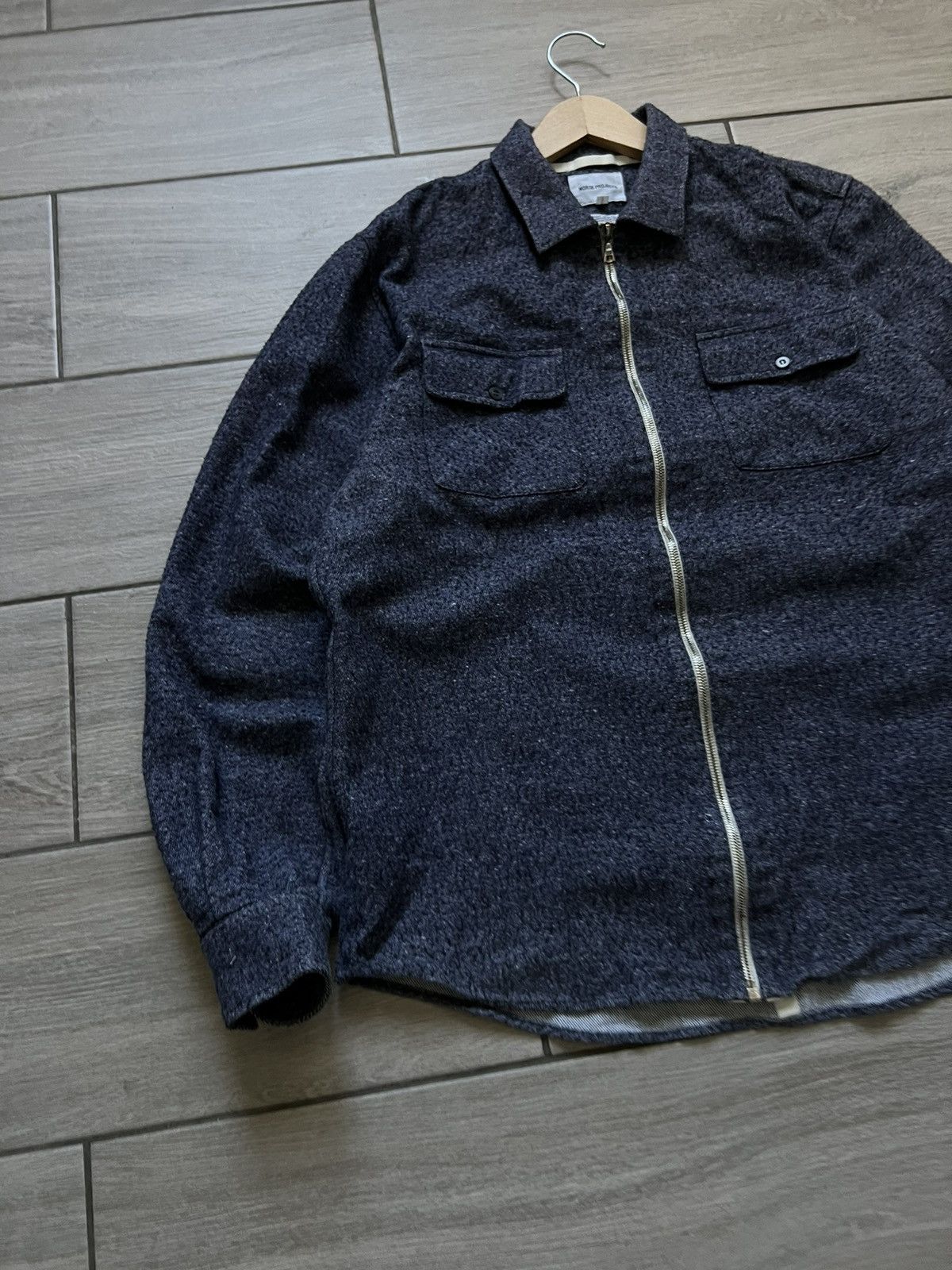 Norse Projects Vintage Overshirt NORSE PROJECTS Kyle Wool Pocket Jacket Size US L / EU 52-54 / 3 - 7 Thumbnail