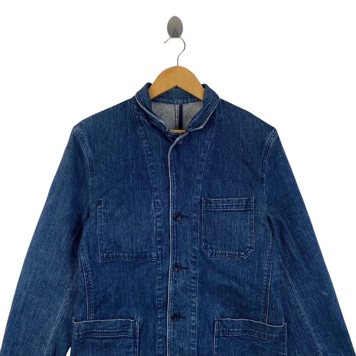 Japanese Brand Vintage JUN MEN Japanese Brand Denim Jeans Coat Jacket Size US M / EU 48-50 / 2 - 6 Thumbnail
