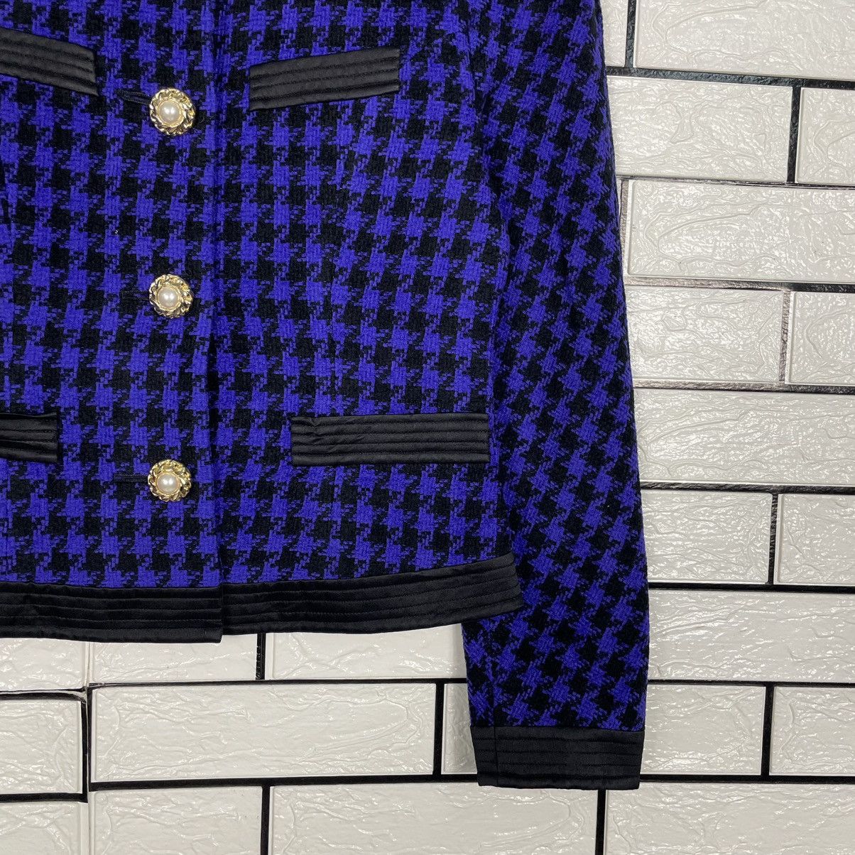 Other Roberto Capucci Plaid Purple Crop Jacket Size S / US 4 / IT 40 - 4 Thumbnail