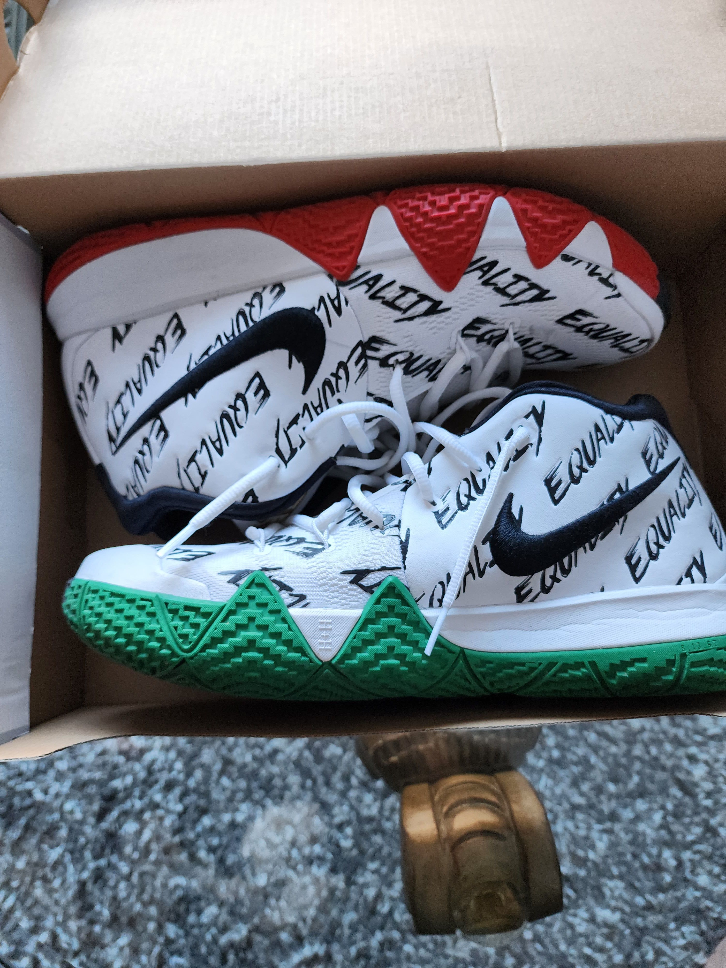 Nike kyrie 4 black history month clearance