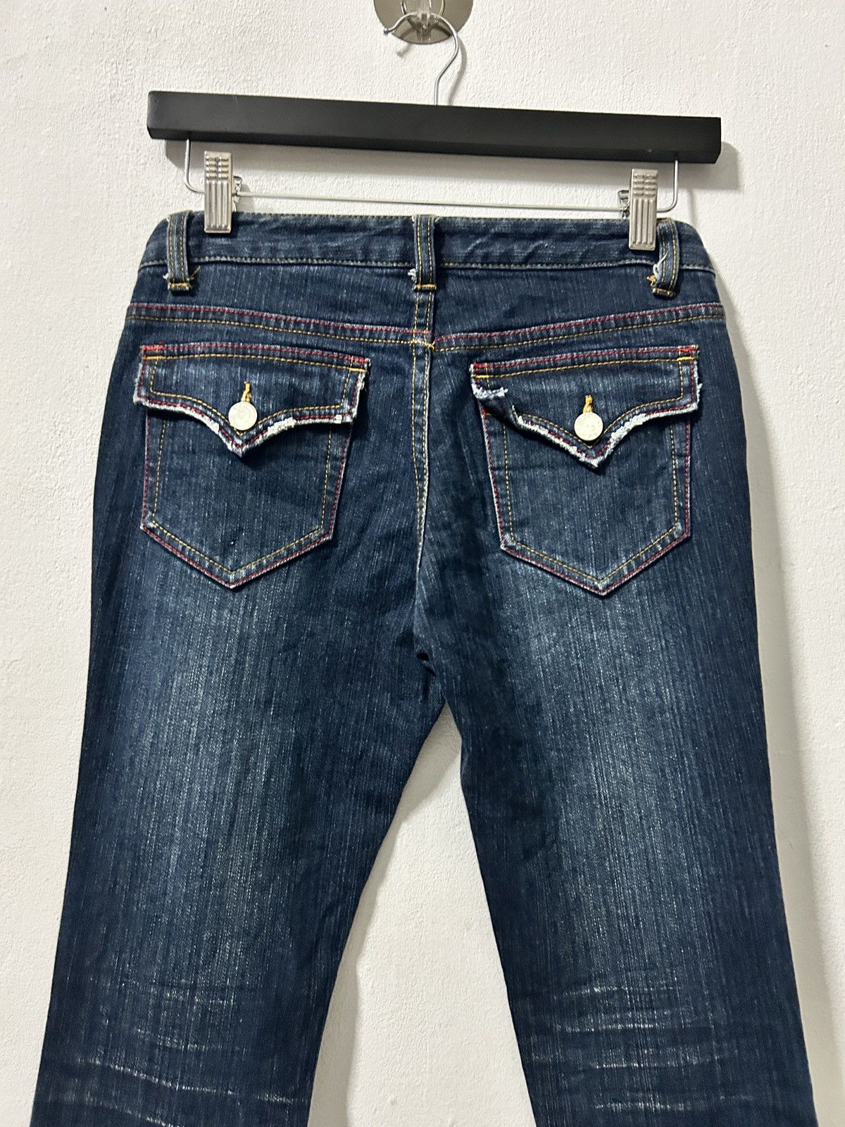 Japanese Brand Magic square flare jeans Size 27" / US 4 / IT 40 - 7 Thumbnail