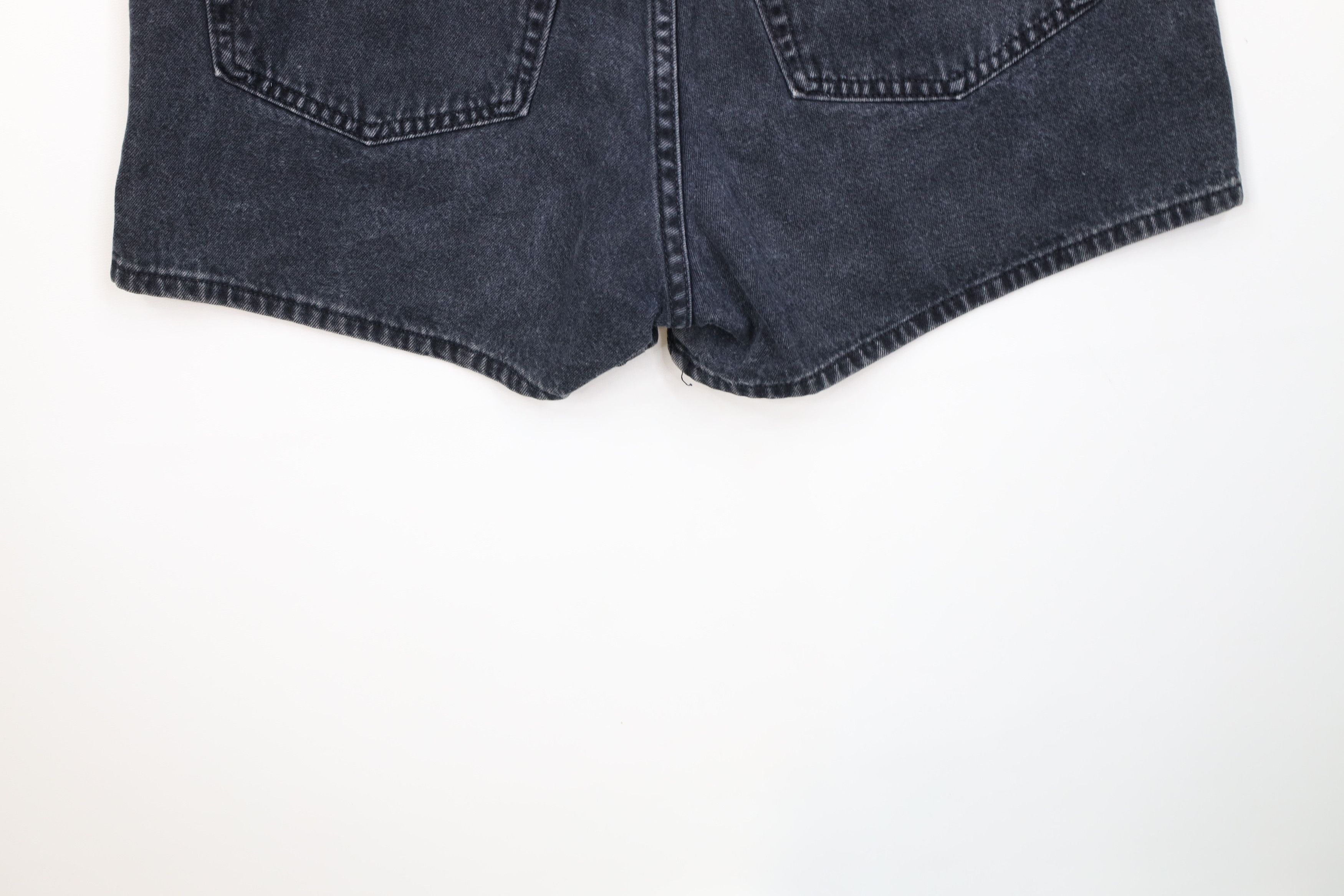 Banana Republic Vintage 90s Banana Republic Jean Shorts Jorts Black USA Size 30" / US 8 / IT 44 - 11 Thumbnail