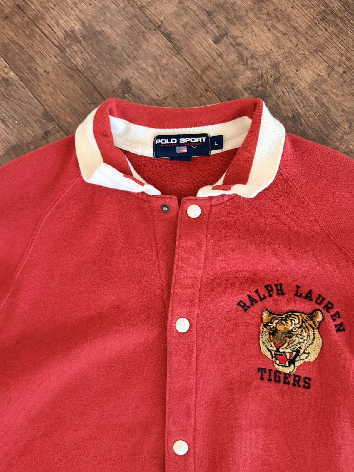 Polo Ralph Lauren Vintage Polo Soort Letterman Jacket Size US L / EU 52-54 / 3 - 4 Thumbnail