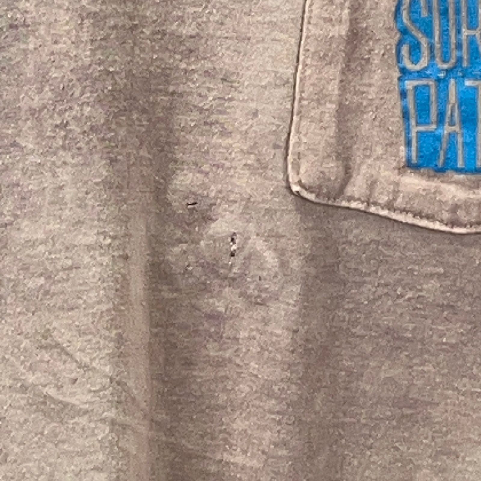 Vintage Vintage 80s Surf Patrol Shark T Shirt Surfer Surfing Beige M Size US M / EU 48-50 / 2 - 4 Thumbnail