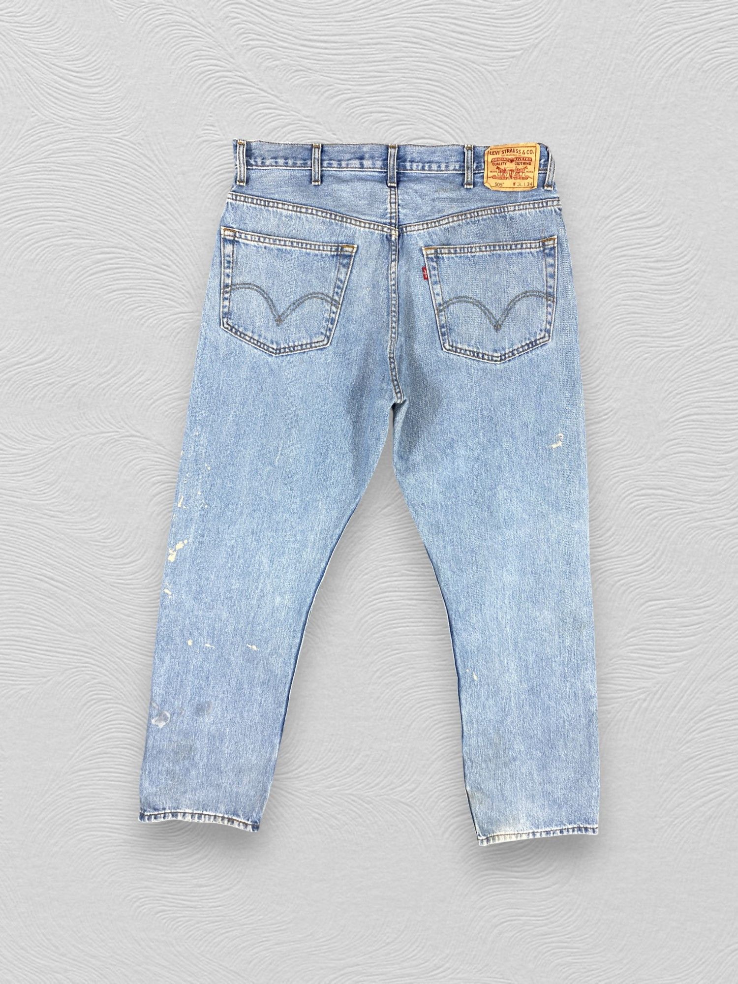 Levi's Light Blue Wash Vintage Levi's 505 36x32 Denim -JN1819 Size US 36 / EU 52 - 2 Thumbnail