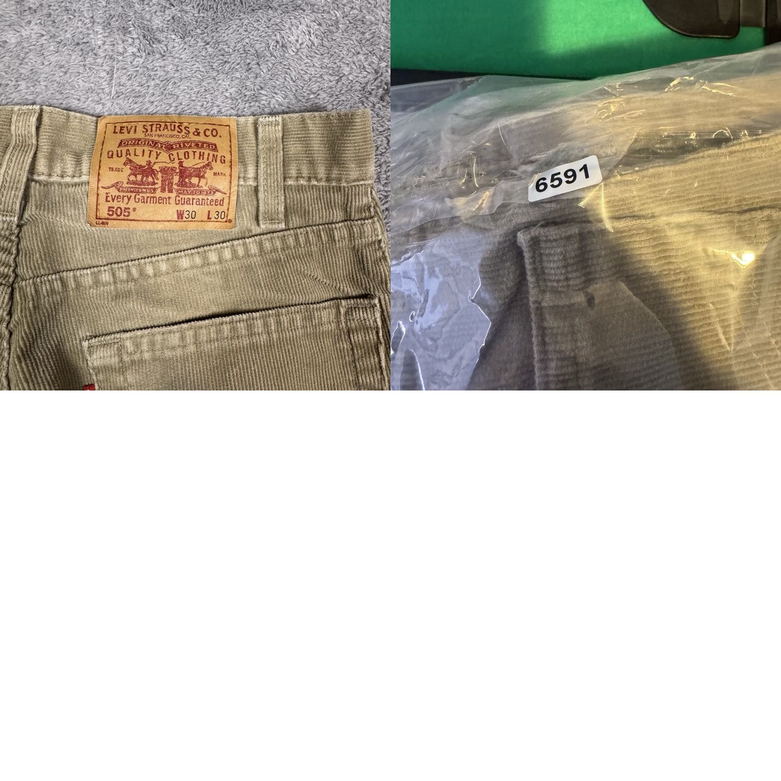 Vintage Vintage Levis 505 Corduroy Pants Men’s 30x30 Regular Straight 2000 Paper Tag Size US 30 / EU 46 - 10 Thumbnail