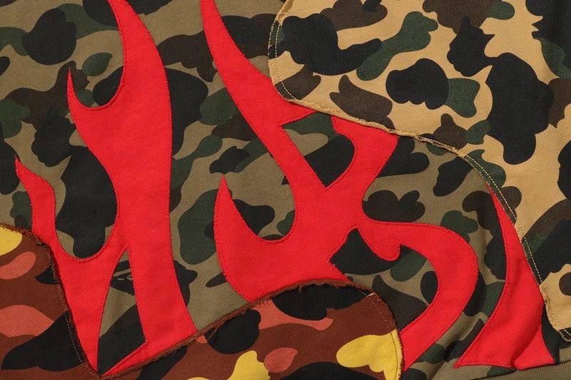 Bape Bape Upcycled Hoodie Size ONE SIZE - 5 Thumbnail