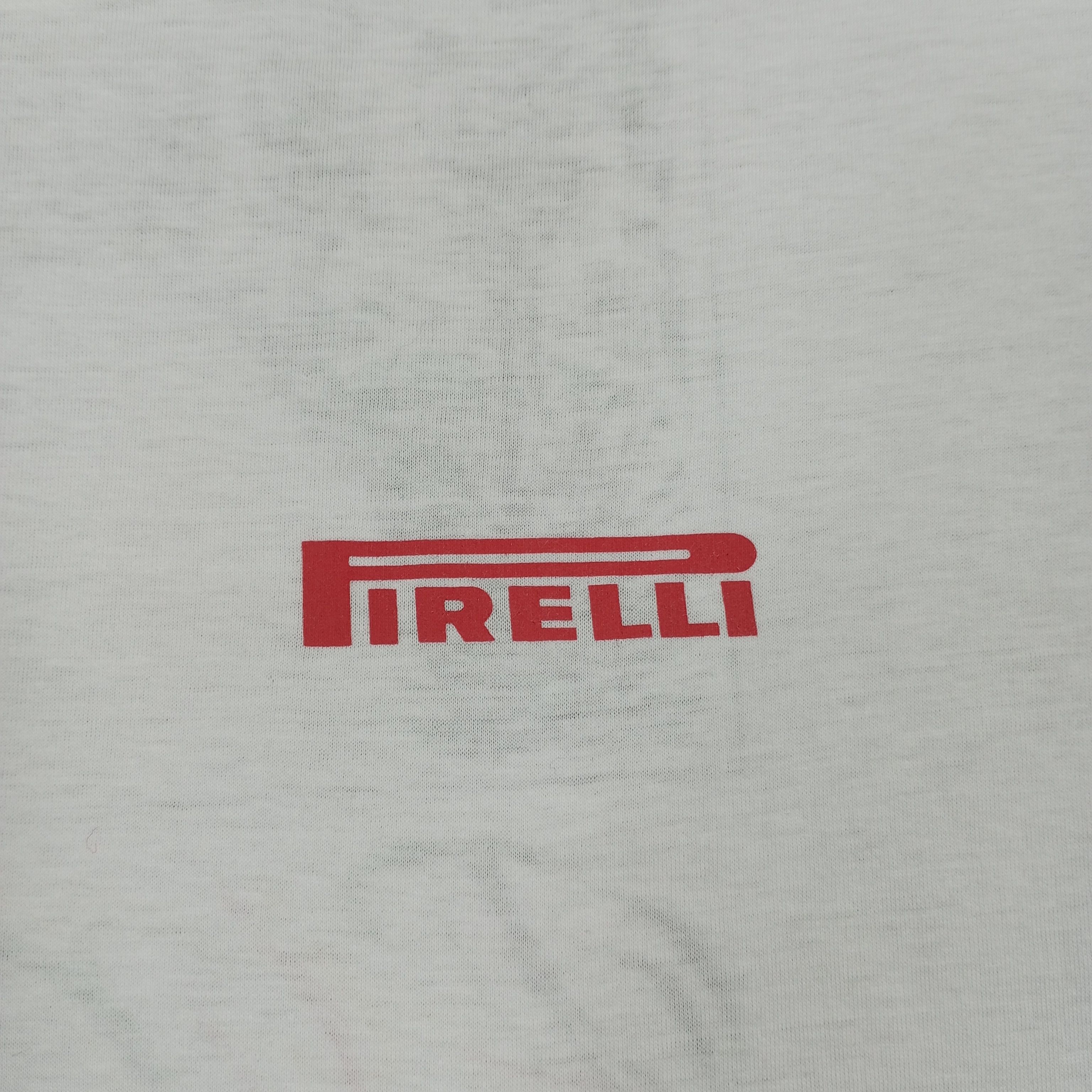 Pirelli × Vintage Pirelli Backprint Design Art Style Tshirt Size US M / EU 48-50 / 2 - 4 Thumbnail