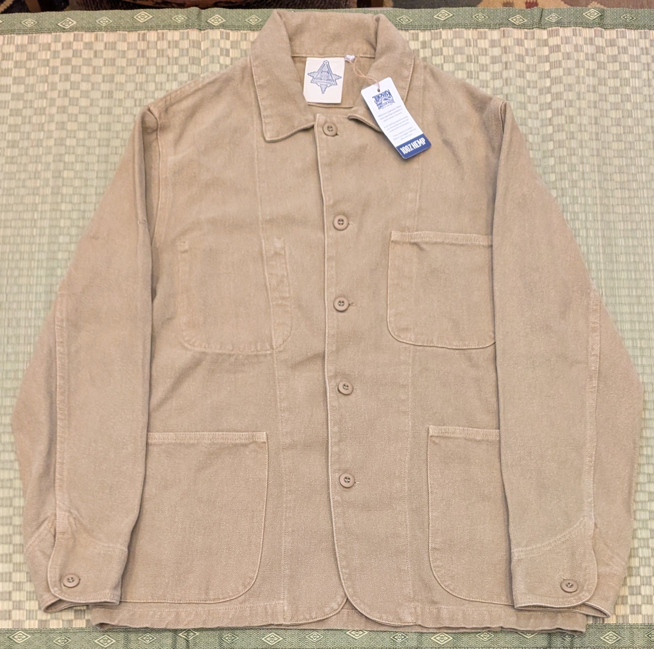 Jungmaven NWT Jungmaven Tamarack Jacket Desert Khaki 100% Hemp Canvas Size US L / EU 52-54 / 3 - 1 Thumbnail