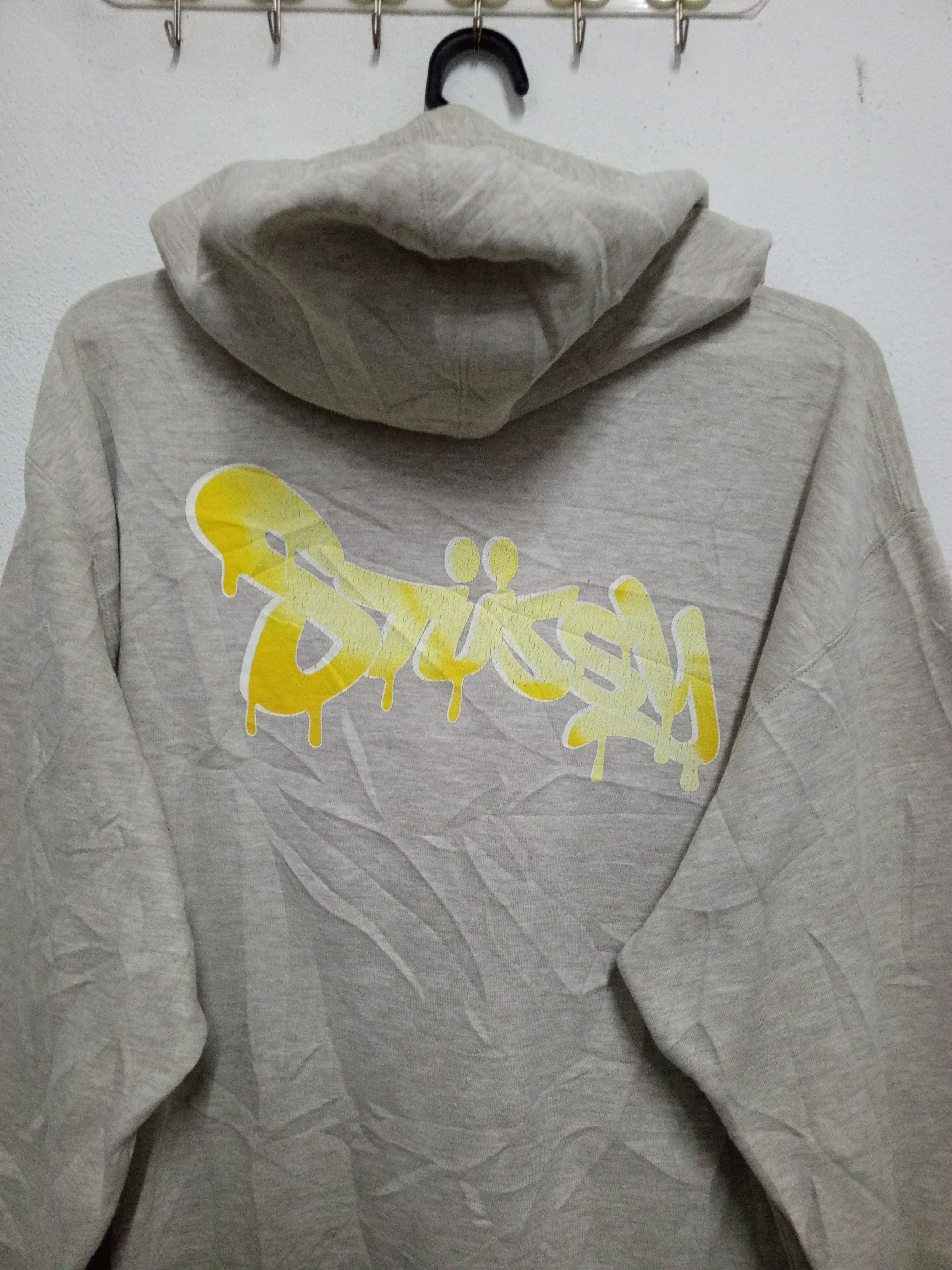 Stussy vintage 99-2000 Y2K hoddies Stussy yellow logo Size US XXL / EU 58 / 5 - 1 Thumbnail