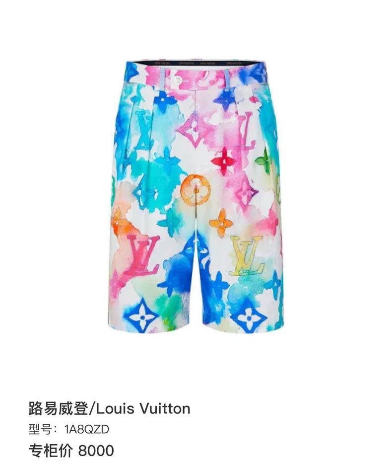 Louis Vuitton Louis Vuitton Fully printed ink shorts 2504-Nextarrow Size US 42 / EU 58 - 6 Thumbnail