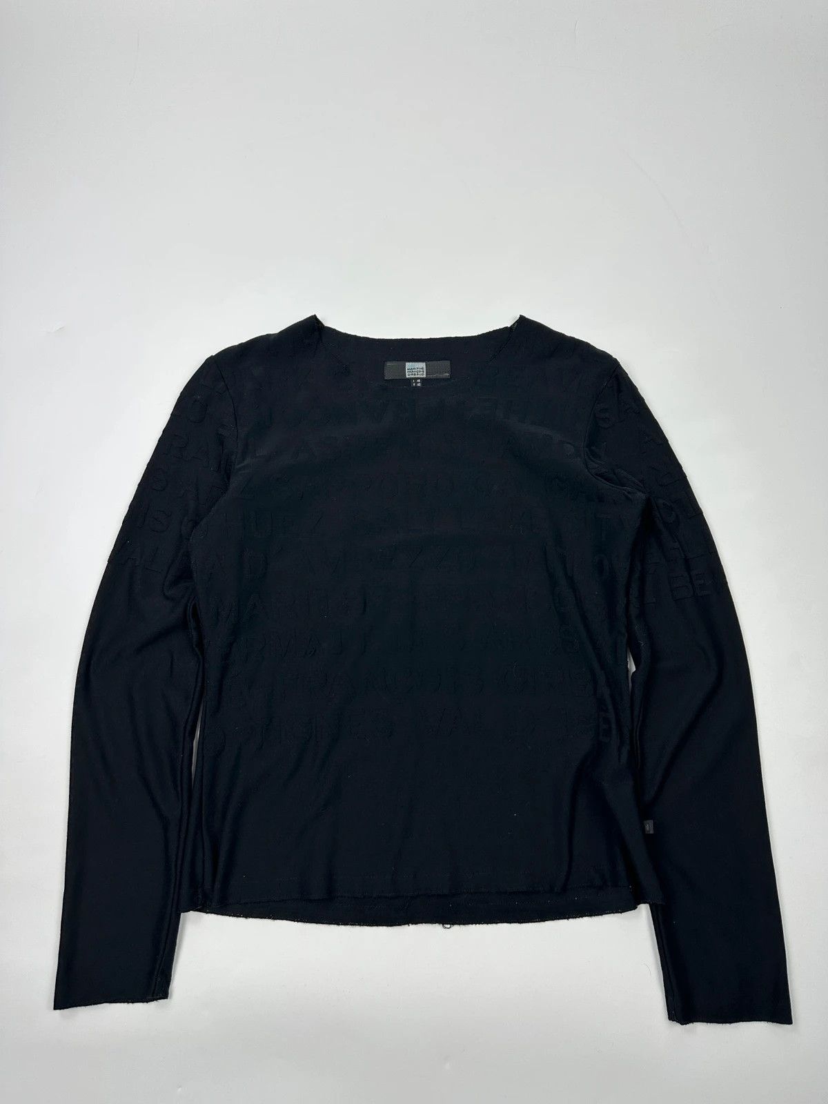Marithe + Francois Girbaud Marithé + François Girbaud 90s Actlive Black Longsleeves Size L / US 10 / IT 46 - 1 Thumbnail