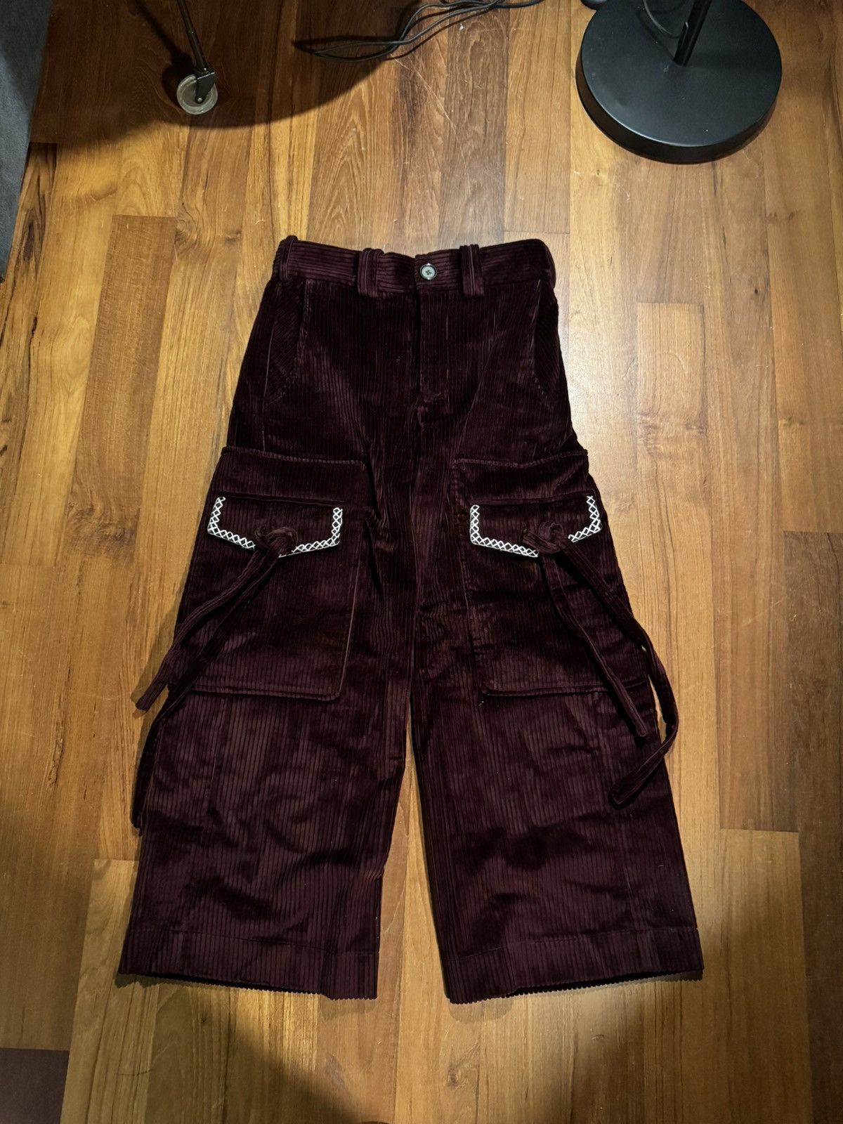 S.S. Daley Maroon Corduroy Trousers
