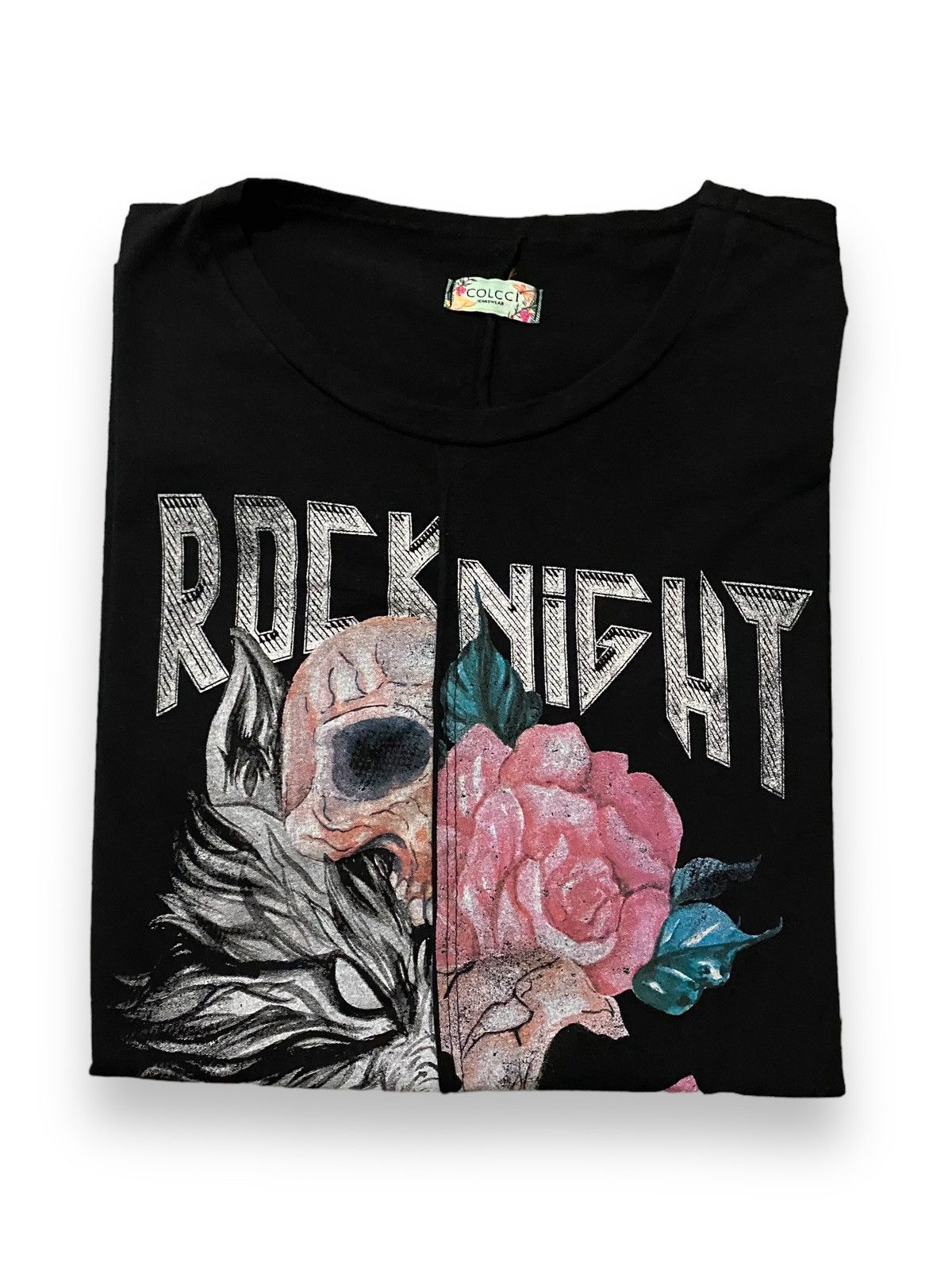 Japanese Brand × Vintage Japan Colcci Rock Night Double Side Face Tee Size US L / EU 52-54 / 3 - 10 Thumbnail