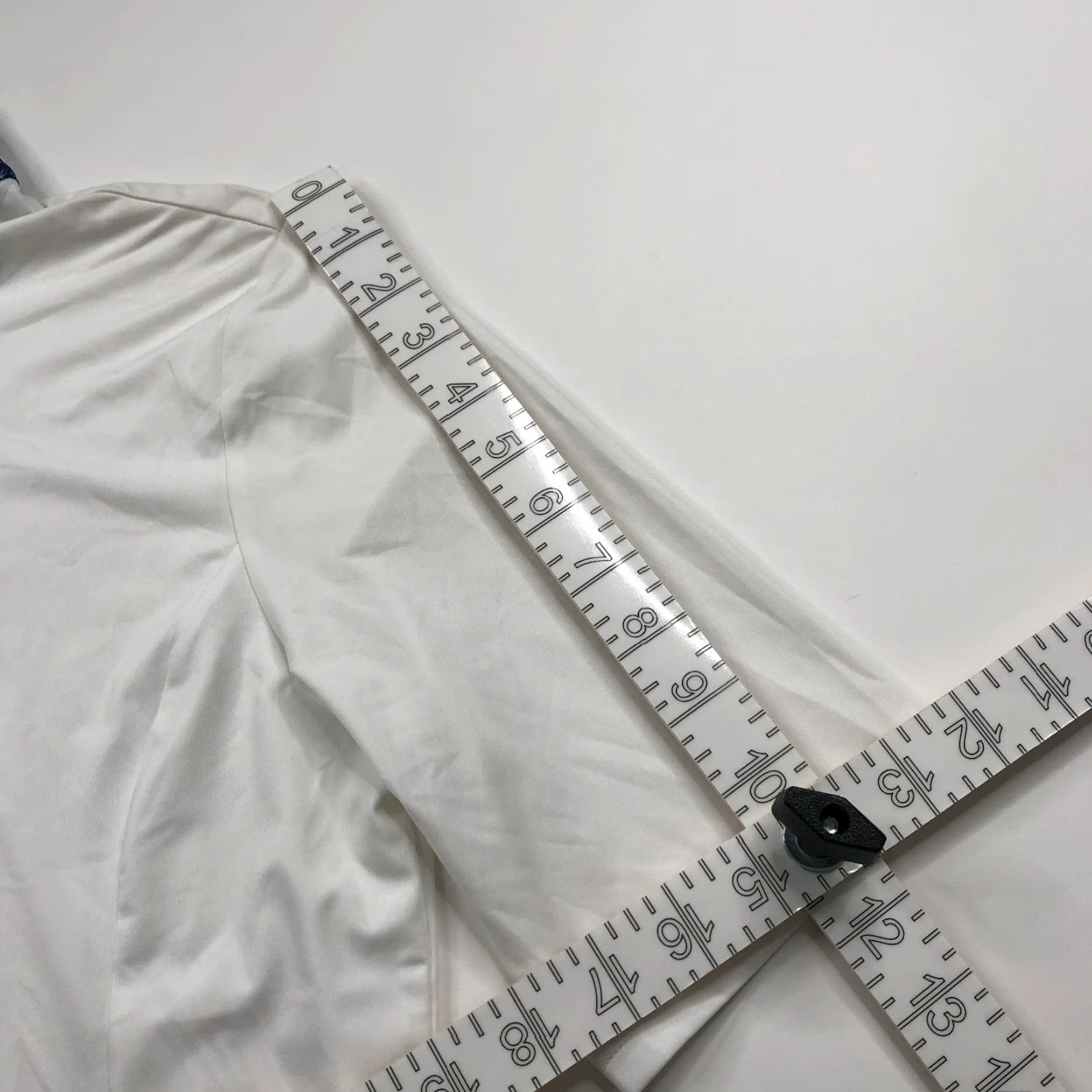 Tommy Bahama Tommy Bahama Golf Polo Shirt Women's Large White 1/4 Zip Short Sleeve Polo Shirt Size L / US 10 / IT 46 - 4 Thumbnail