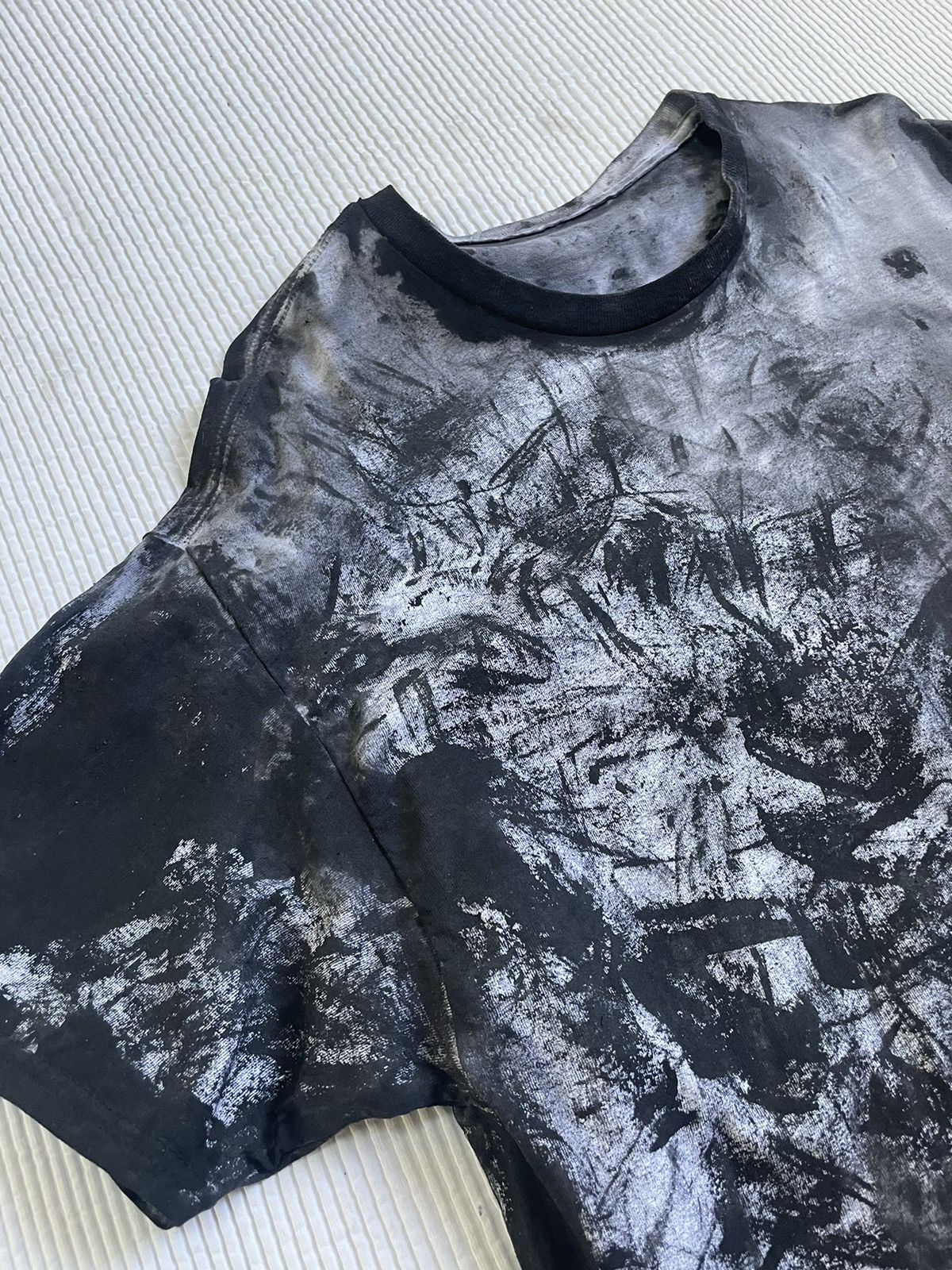 Handmade × Vintage Painted Ringer Tee Size US XL / EU 56 / 4 - 4 Thumbnail