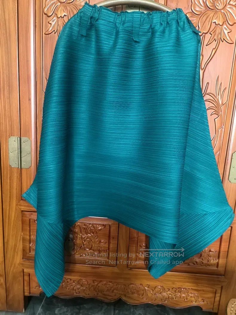 Issey Miyake Issey Miyake size:3 Blue Pants Size 22" - 2 Thumbnail