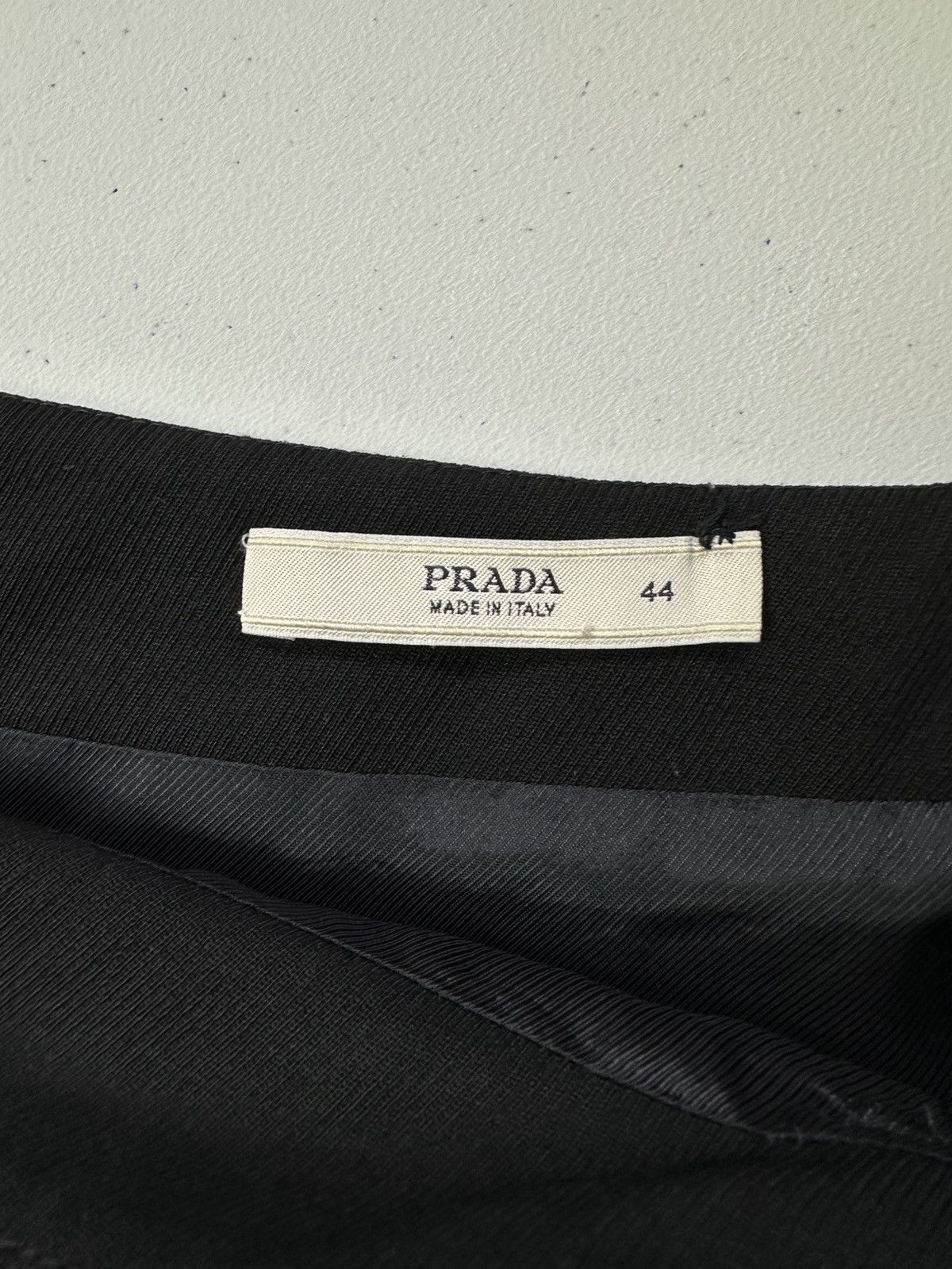 Prada Pencil Wool Skirt Womens