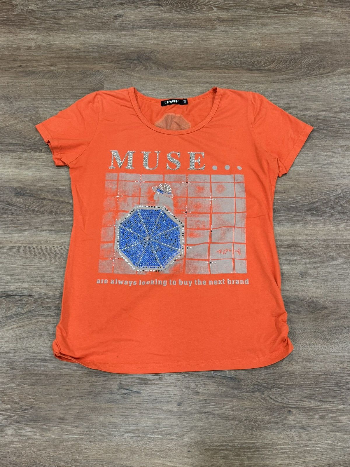 Japanese Brand Japanese Brand Rhinestone T shirt Size M / US 6-8 / IT 42-44 - 1 Thumbnail