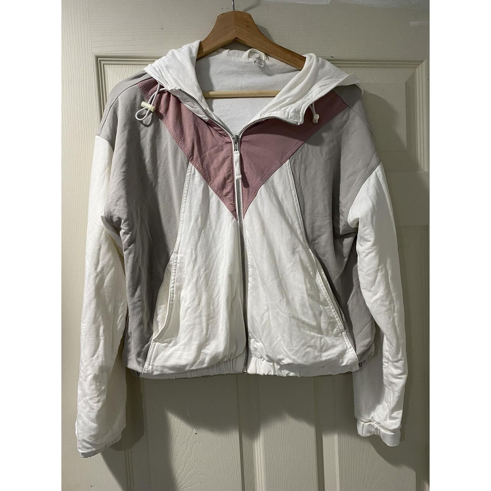 & Other Stories Zyia Active Women's Large Jacket White Gray Pink S A001795 Size S / US 4 / IT 40 - 7 Thumbnail