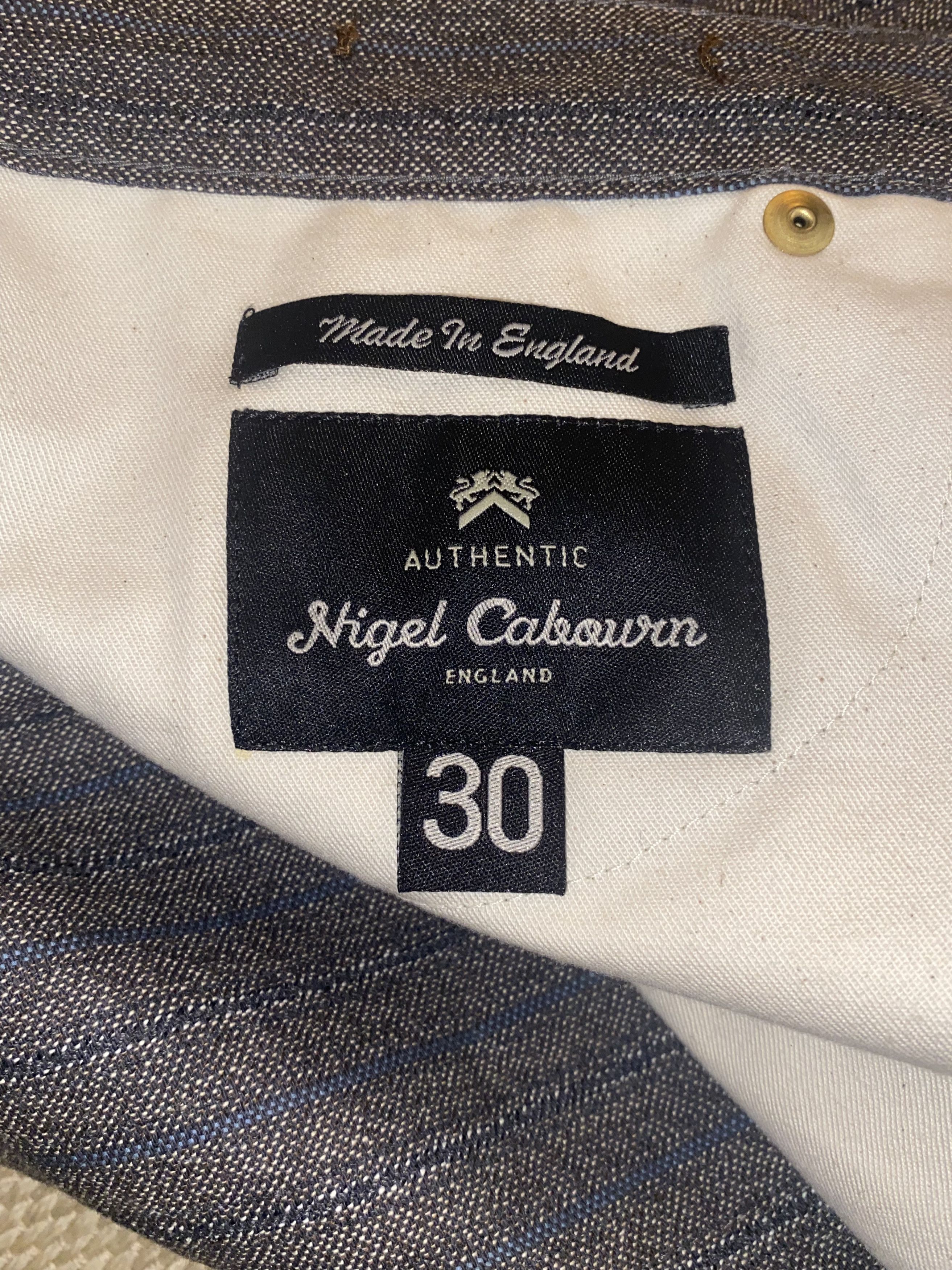 Nigel Cabourn Authentic Collection Pinstripe Hunting Pants Size US 30 / EU 46 - 4 Thumbnail