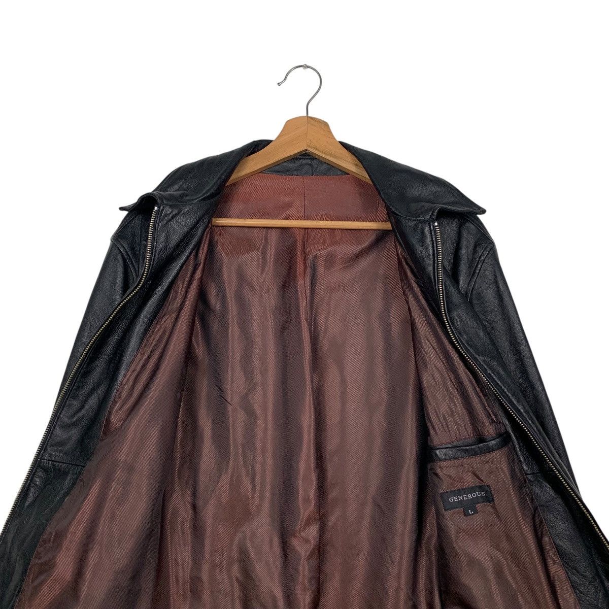 Japanese Brand Y2k Vintage GENEROUS Sheepskin Leather Jacket #2567-C116 Size US L / EU 52-54 / 3 - 12 Thumbnail