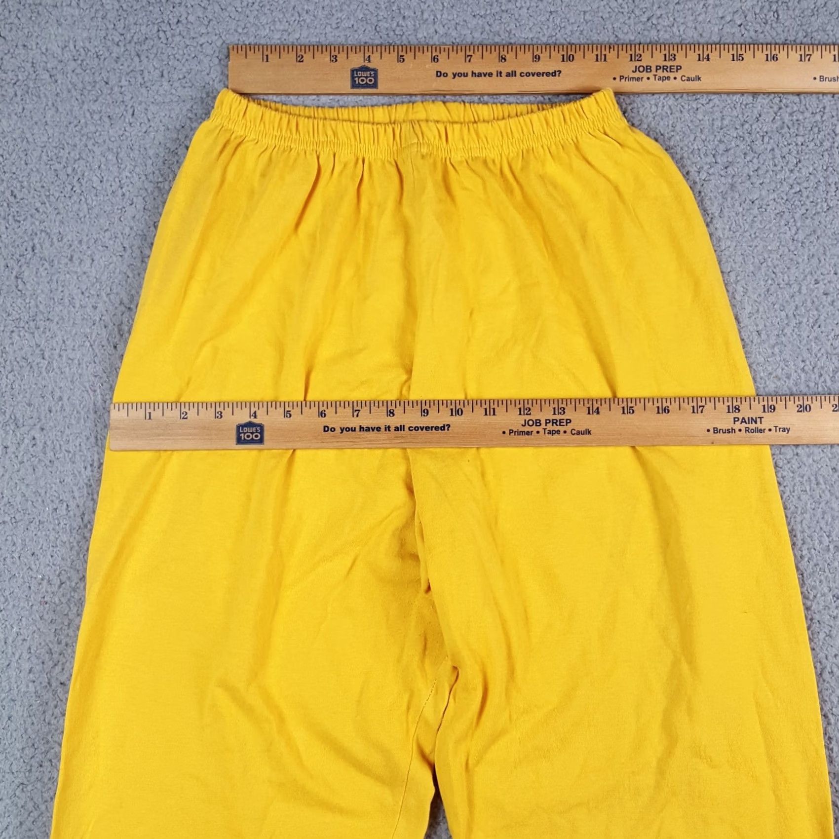 Vintage Vintage 80s Yellow Tapered Leg Gym Women’s Size M Workout Sweatpants Pants Track Size 32" / US 10 / IT 46 - 3 Thumbnail
