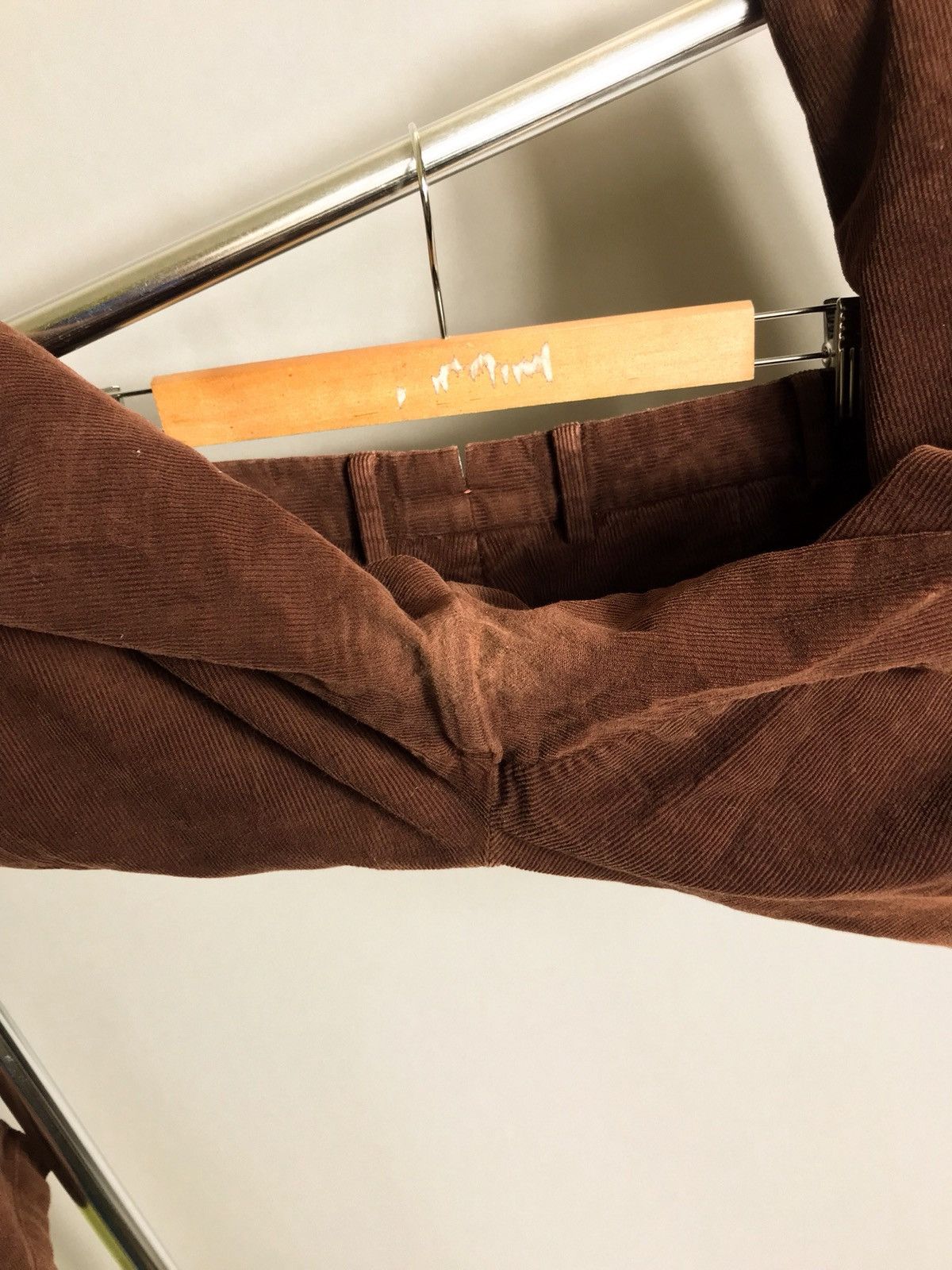 Polo Ralph Lauren polo ralph lauren preppy fit velvet pant brown Sz 33/32 Size US 33 - 11 Thumbnail