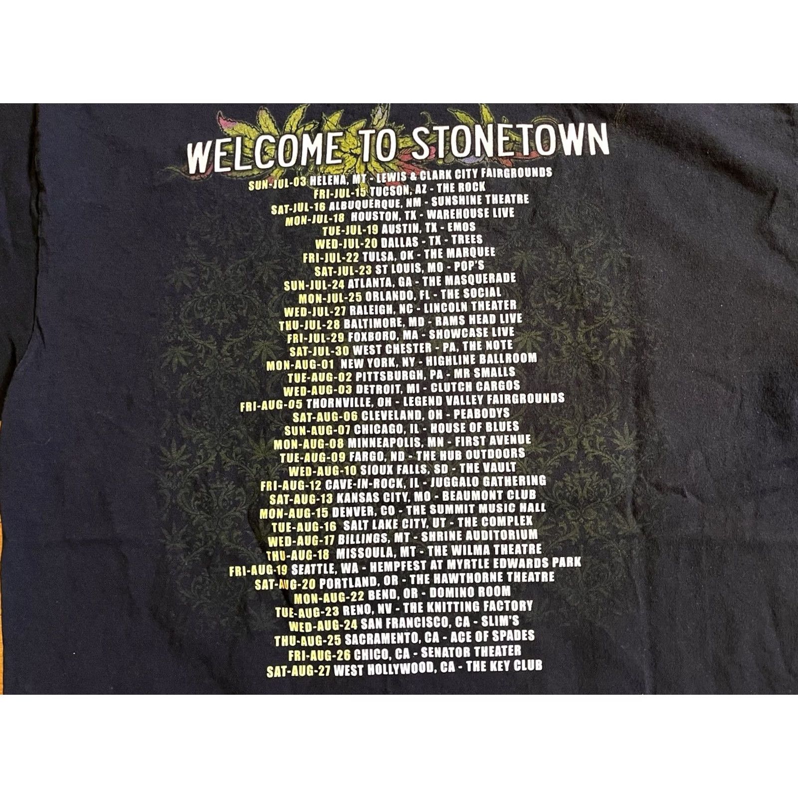 Gildan Kottonmouth Kings Sunrise Sessions Tour Shirt Men’s Large Black T-Shirt Graphic Print Short Sleeve Crew Neck Logo Vintage: No Size US L / EU 52-54 / 3 - 7 Thumbnail