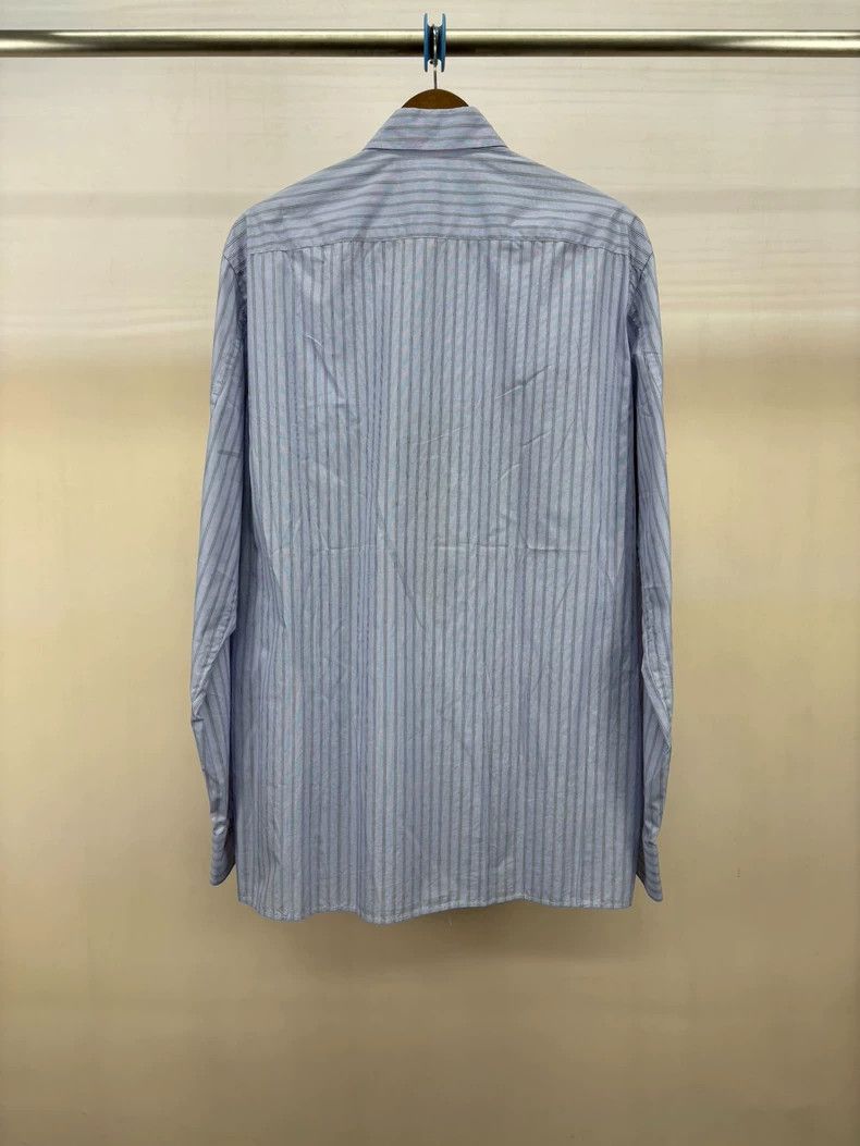 Loewe LOEWE Blue striped patch logo shirt Size XS / US 0-2 / IT 36-38 - 2 Thumbnail