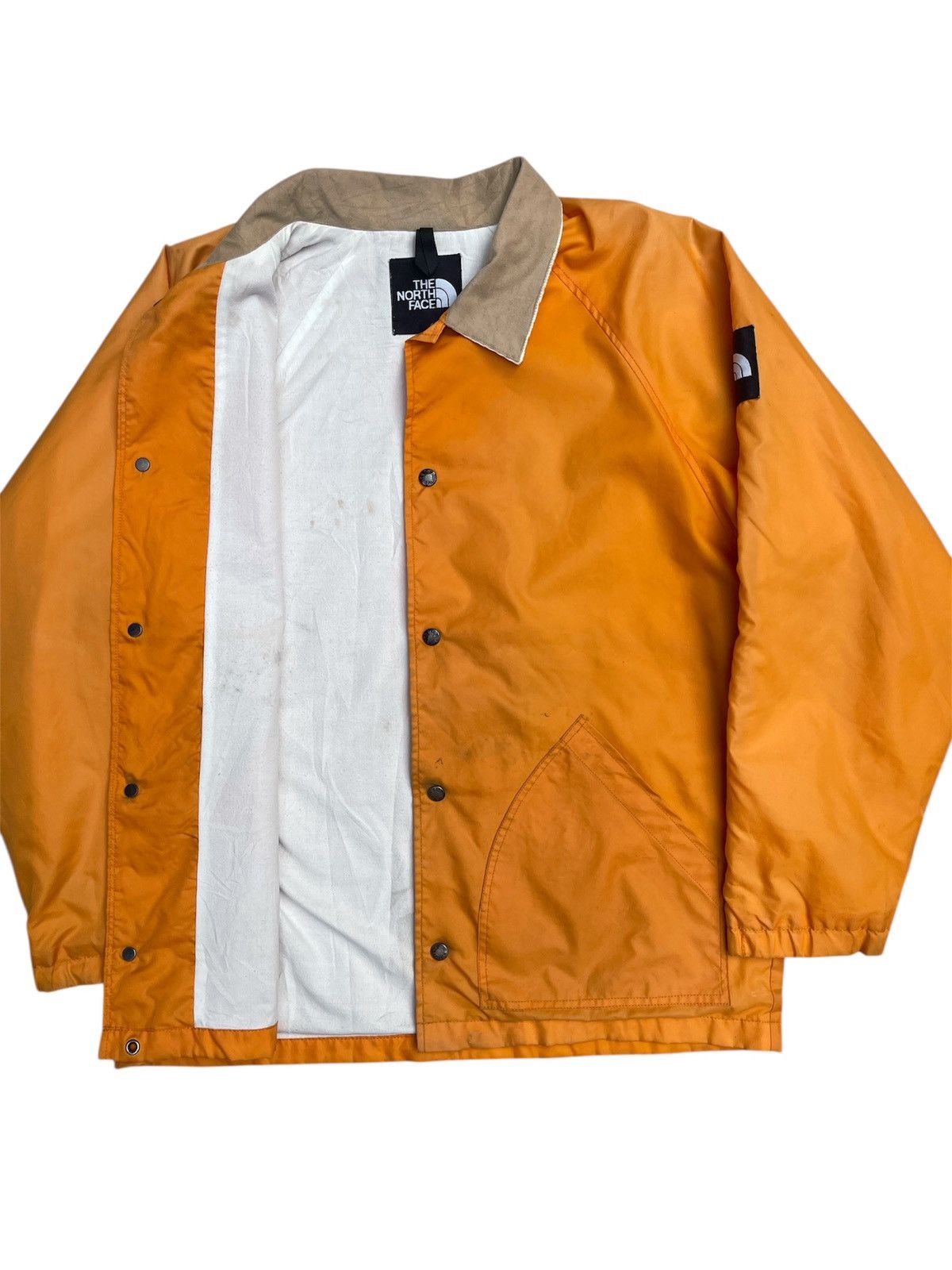 The North Face Vintage The North Face Orange Jacket - Snap Buttons Size US L / EU 52-54 / 3 - 4 Thumbnail
